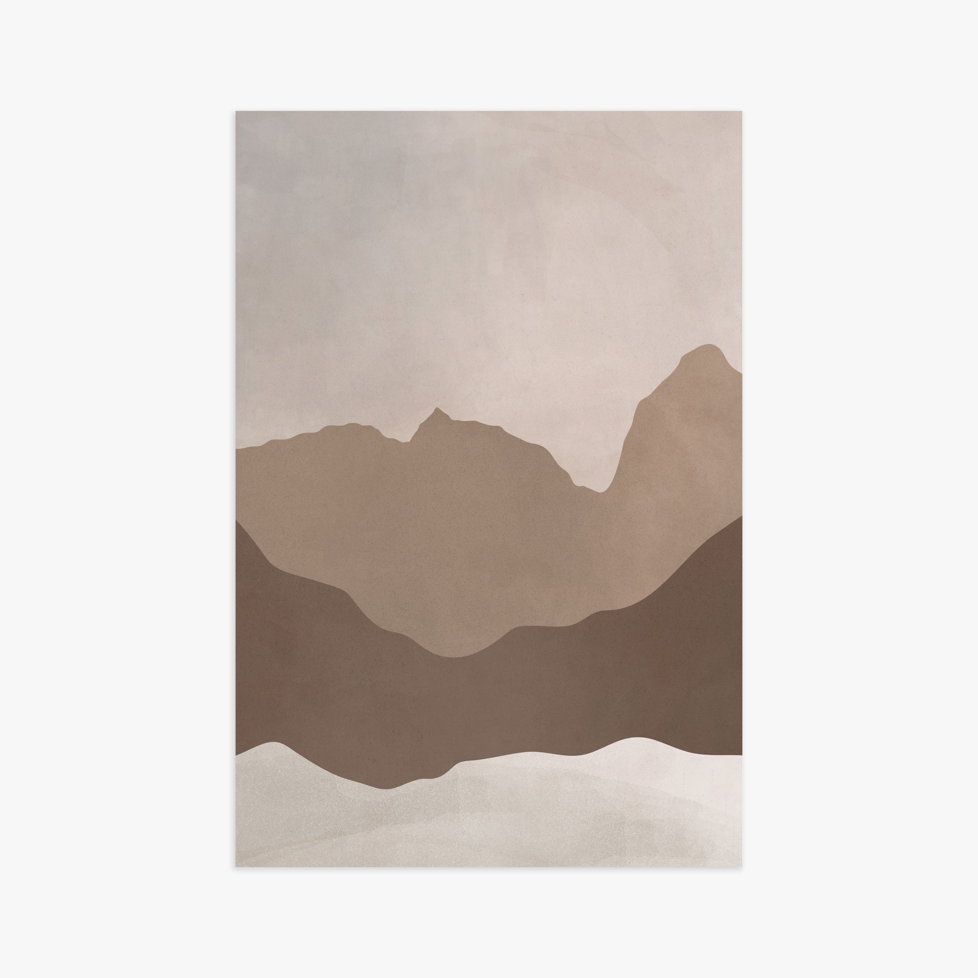 Serene Peaks, 61x91cm Poster Unframed
