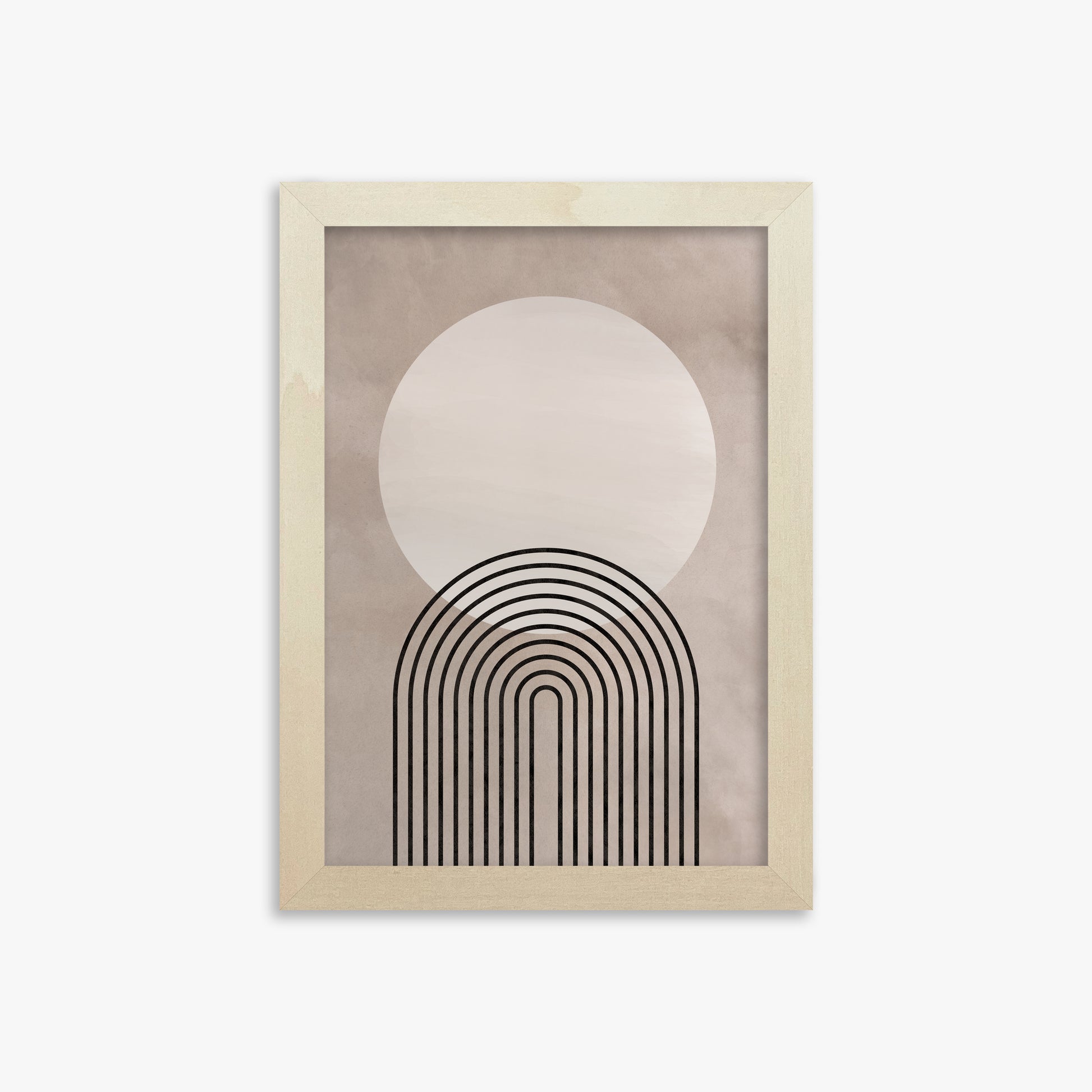 Lunar Pathways, 21x30cm Framed Poster With Lime Wood Frame
