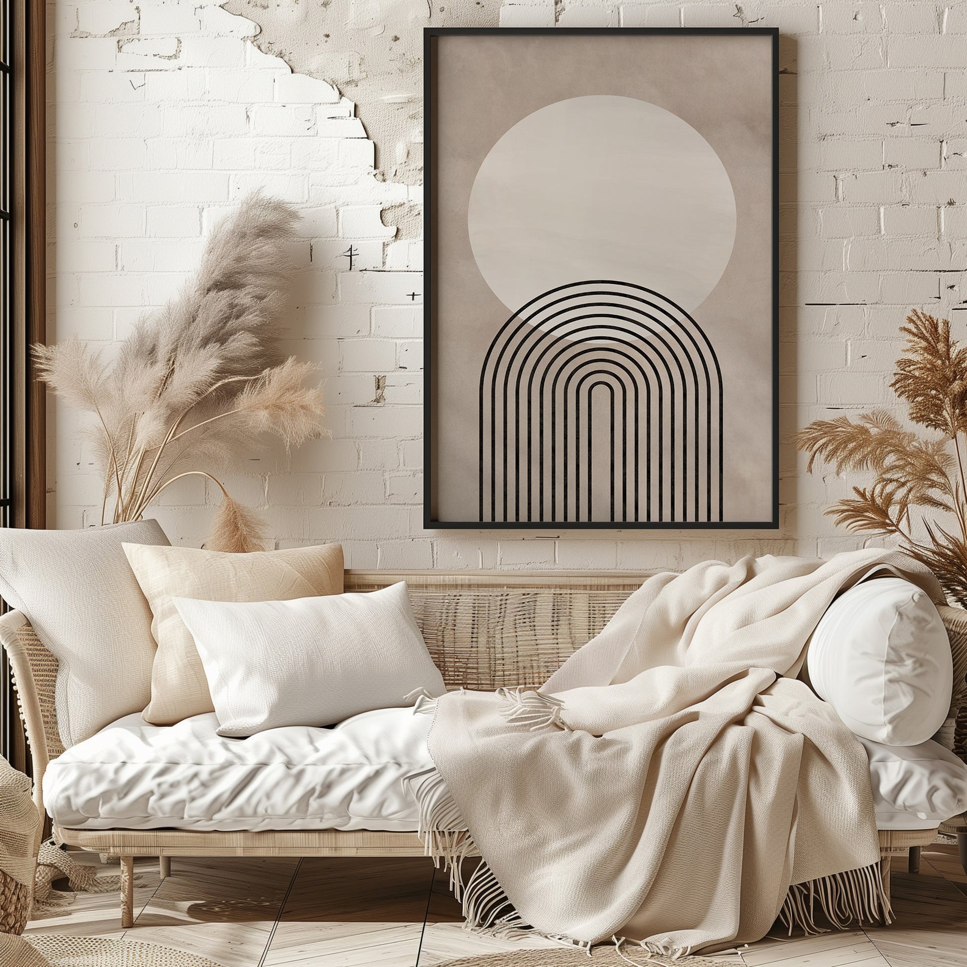 Design Concept No. 29 for Lunar Pathways Modern Poster Art