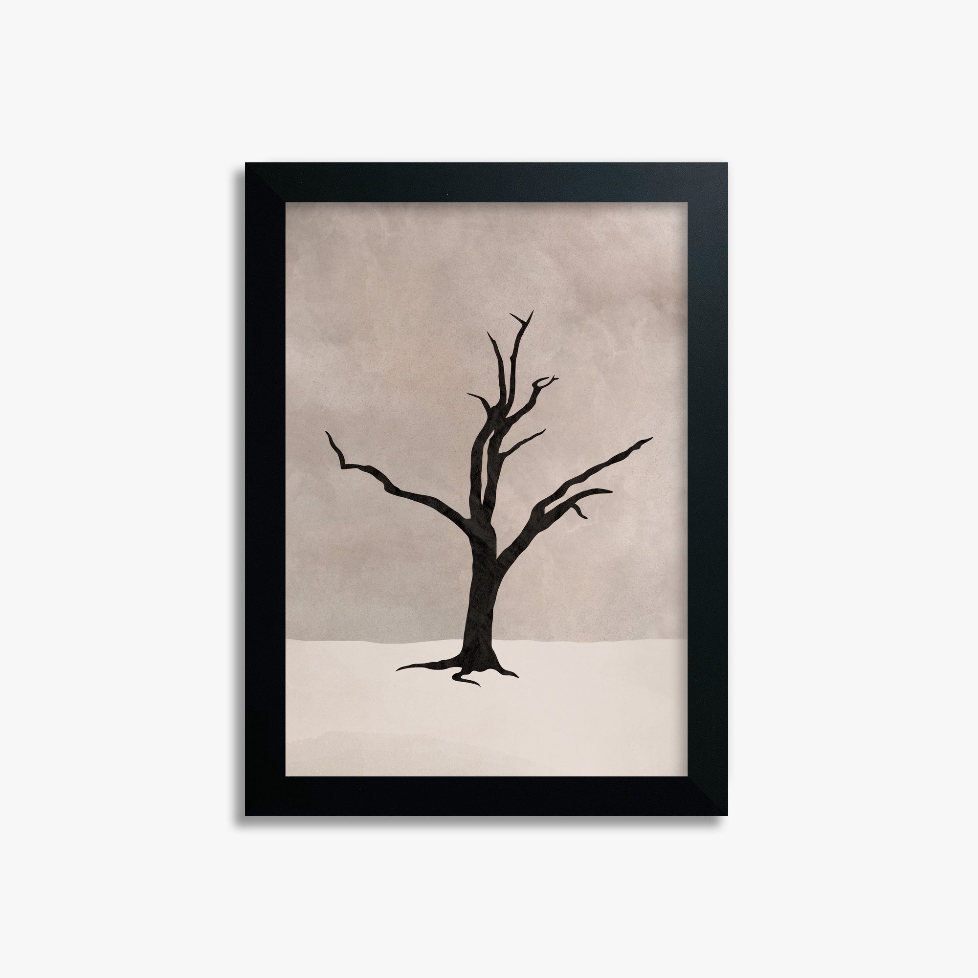 Solitary Sentinel, 21x30cm Framed Poster With Black Frame