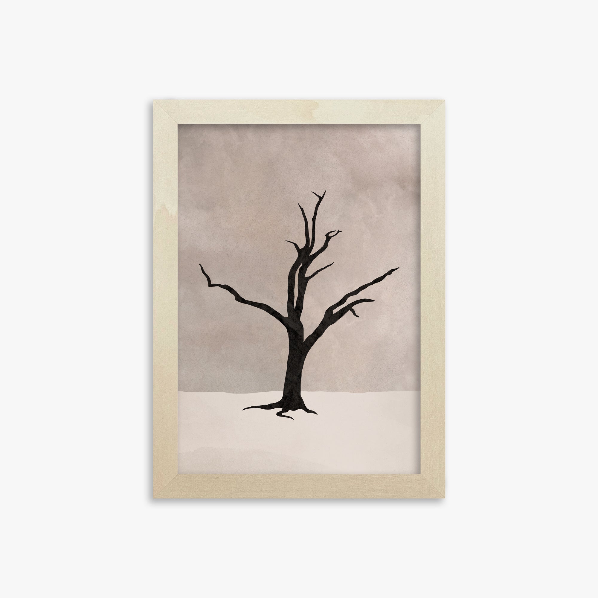 Solitary Sentinel, 21x30cm Framed Poster With Lime Wood Frame