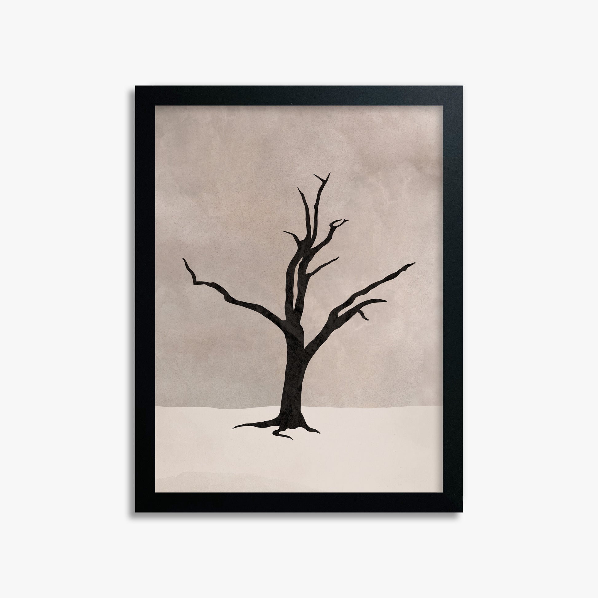 Solitary Sentinel, 30x40cm Framed Poster With Black Frame