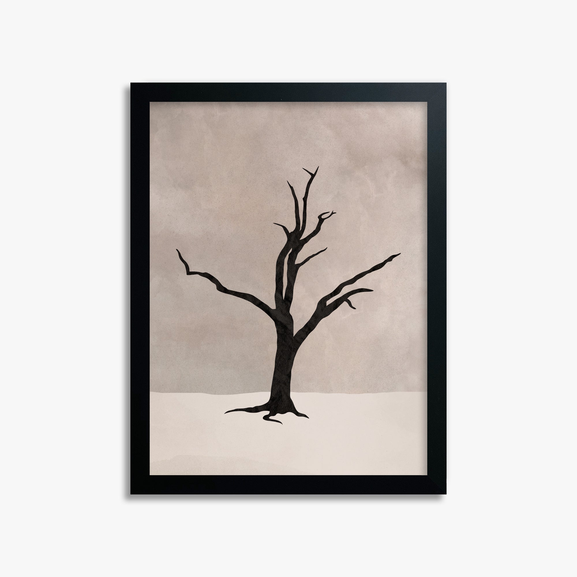 Solitary Sentinel, 30x40cm Framed Poster With Black Frame