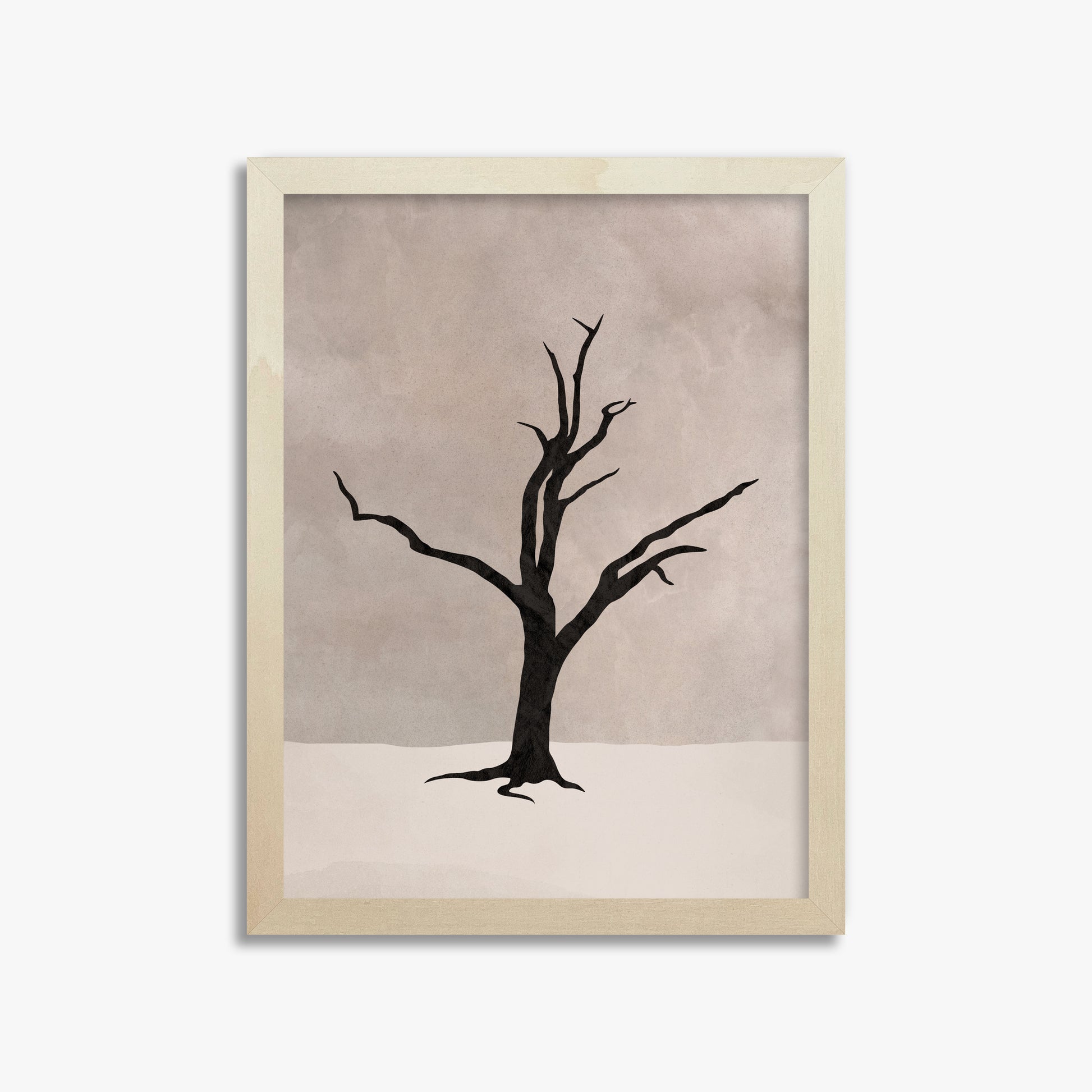 Solitary Sentinel, 30x40cm Framed Poster With Lime Wood Frame