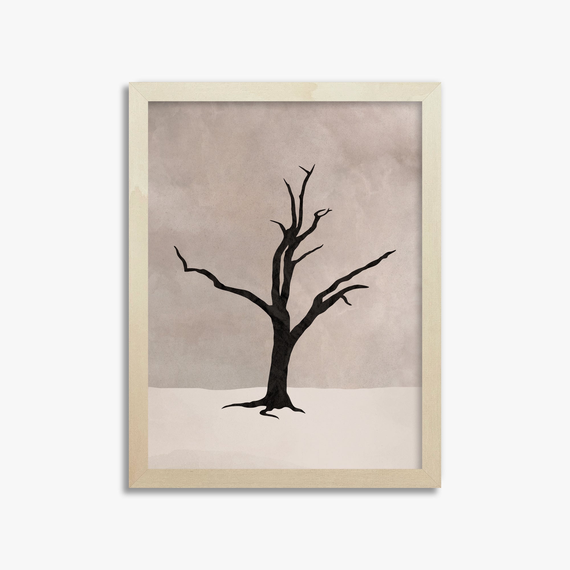 Solitary Sentinel, 30x40cm Framed Poster With Lime Wood Frame