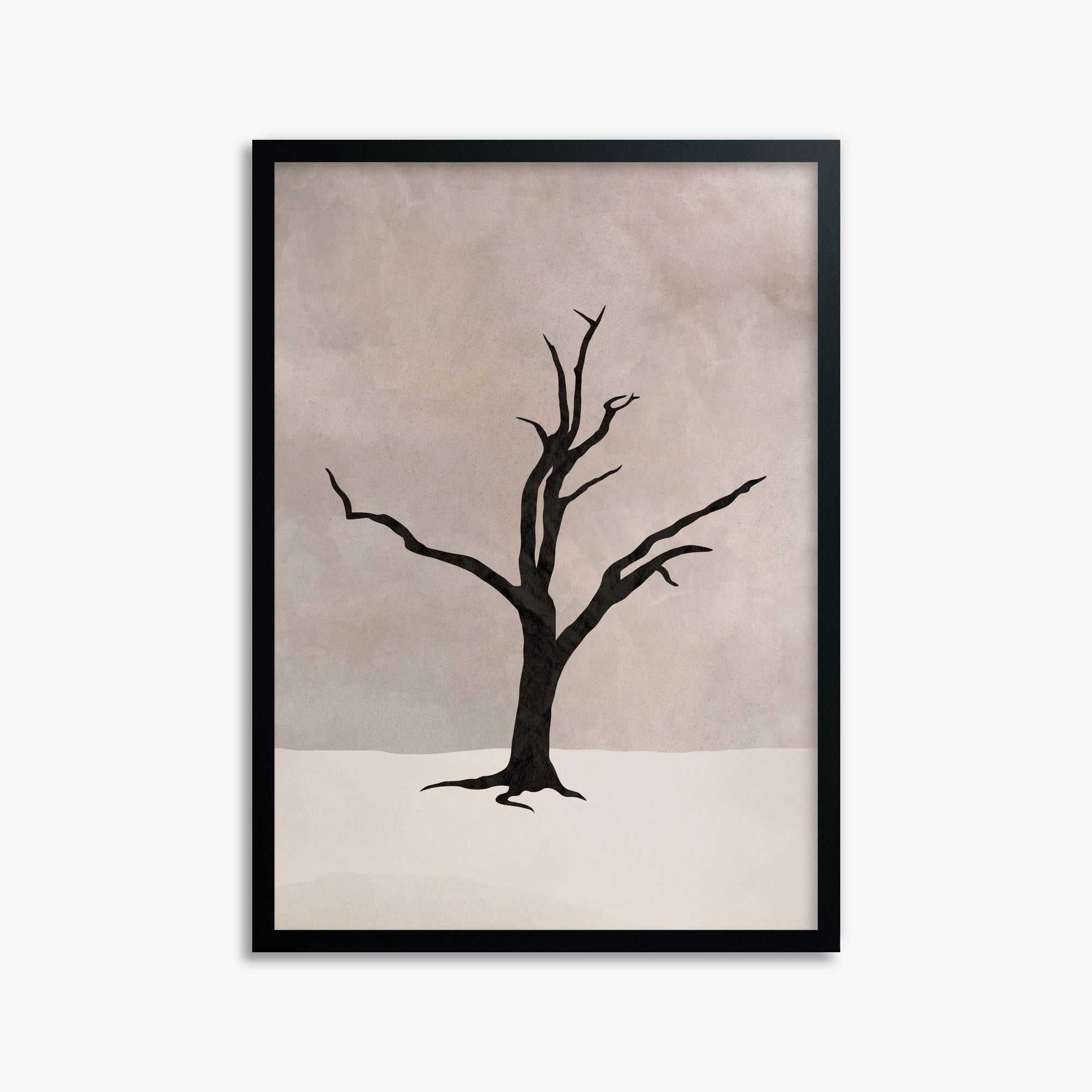 Solitary Sentinel, 50x70cm Framed Poster With Black Frame