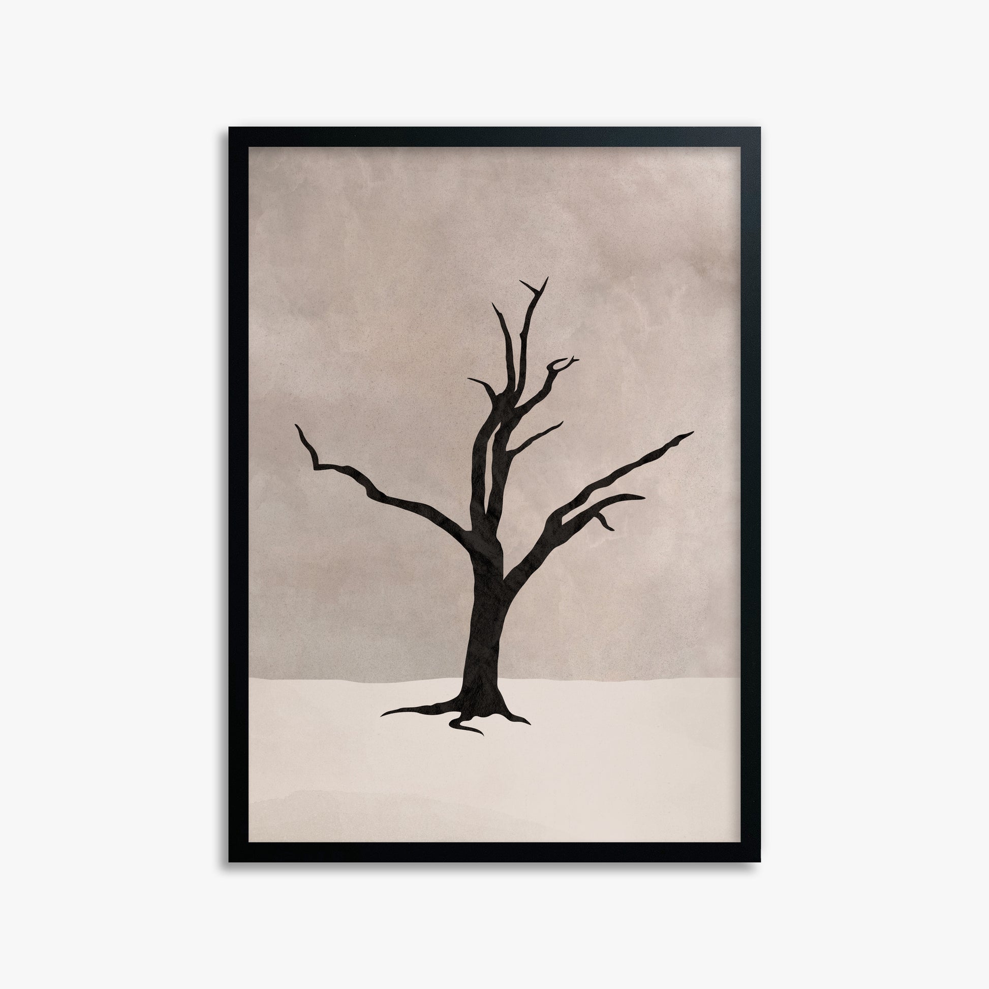Solitary Sentinel, 50x70cm Framed Poster With Black Frame