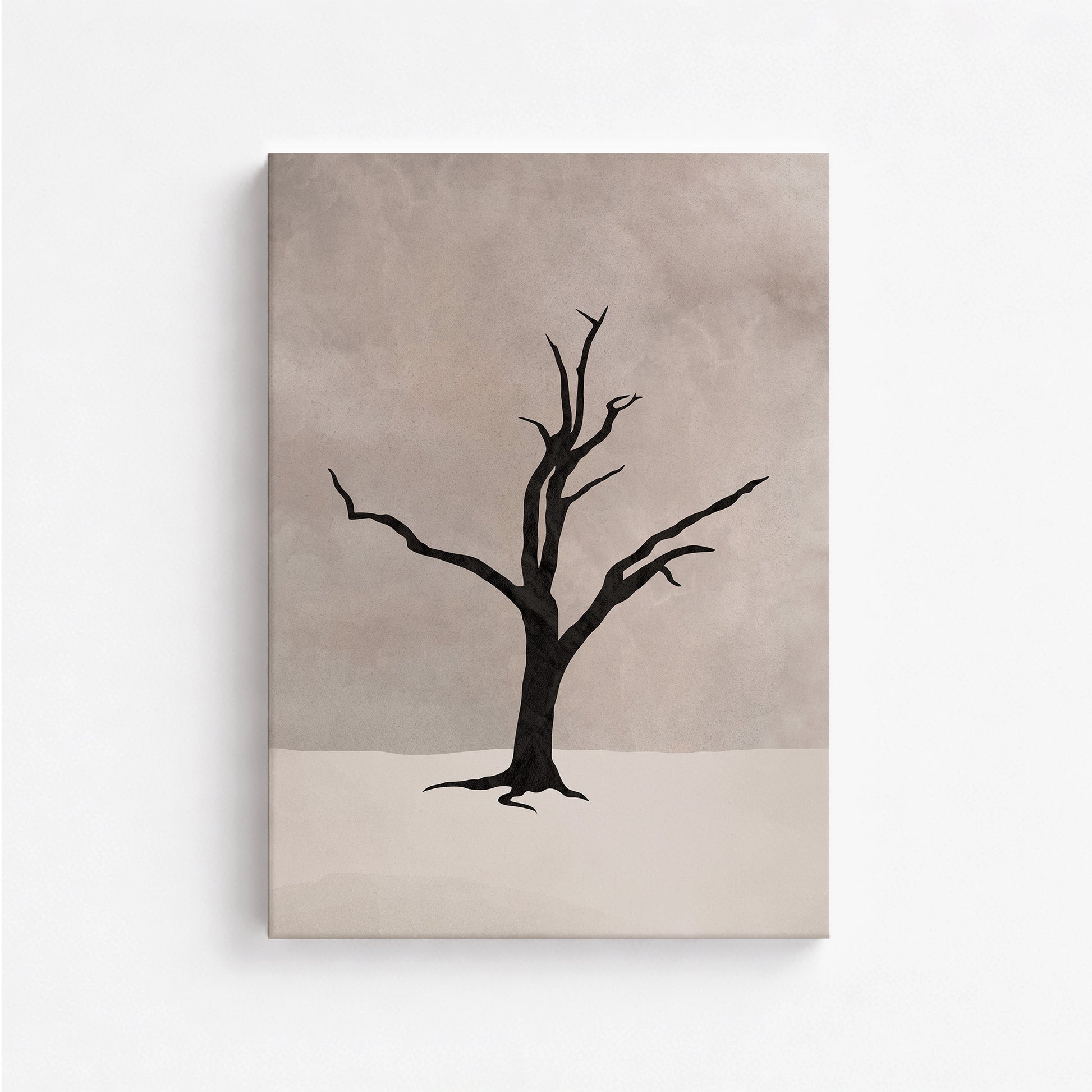 Solitary Sentinel, 50x70cm Satin Canvas Poster