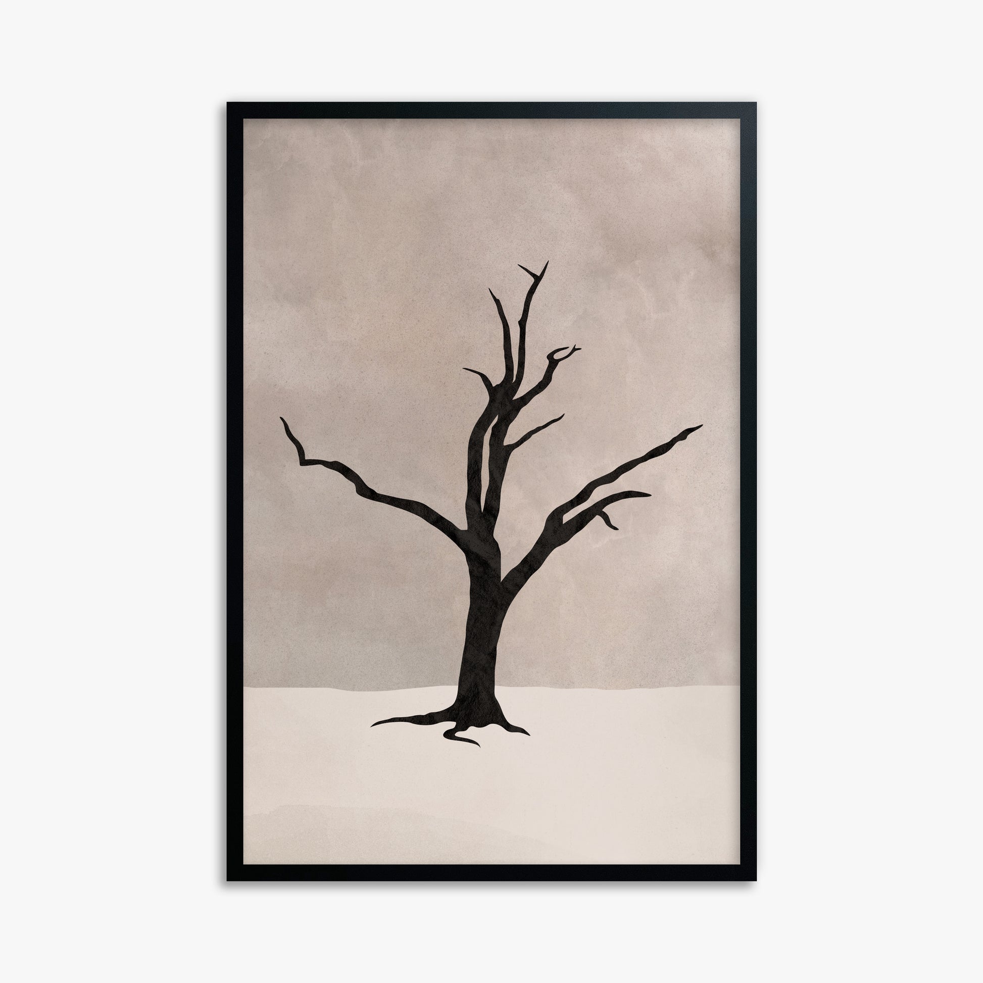 Solitary Sentinel, 61x91cm Framed Poster With Black Frame