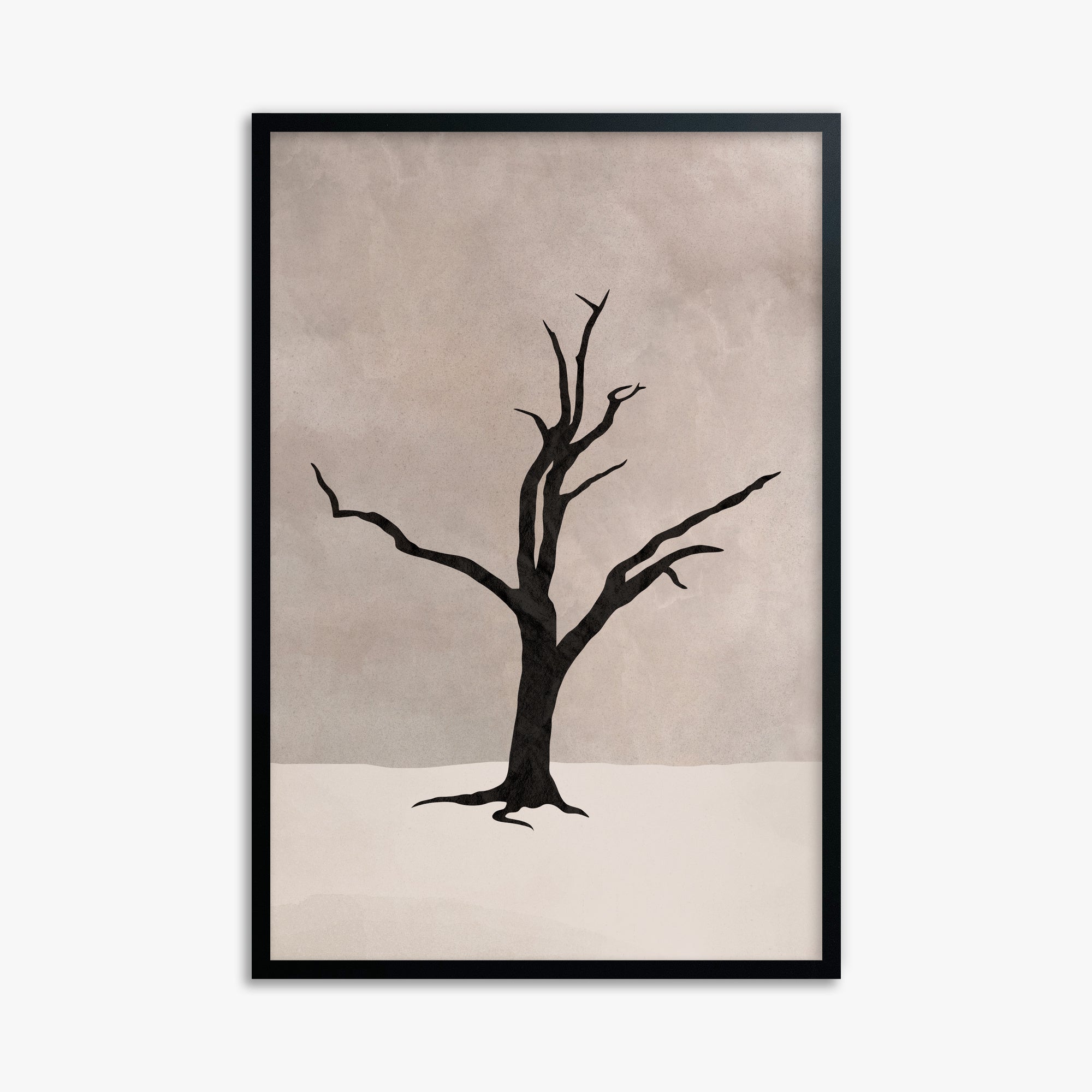 Solitary Sentinel, 61x91cm Framed Poster With Black Frame