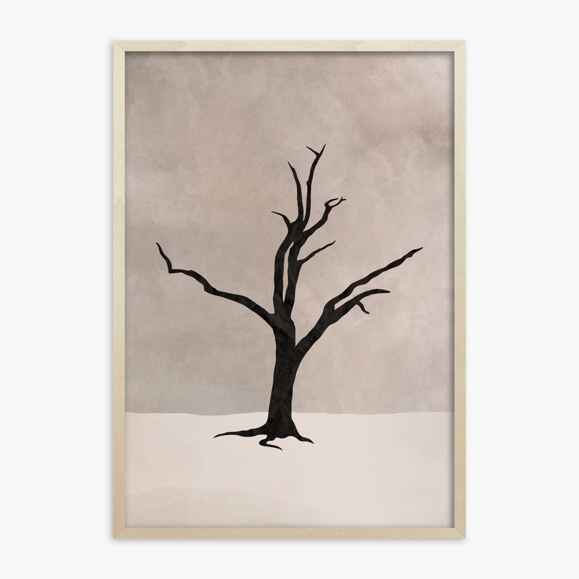 Solitary Sentinel, 70x100cm Framed Poster With Lime Wood Frame