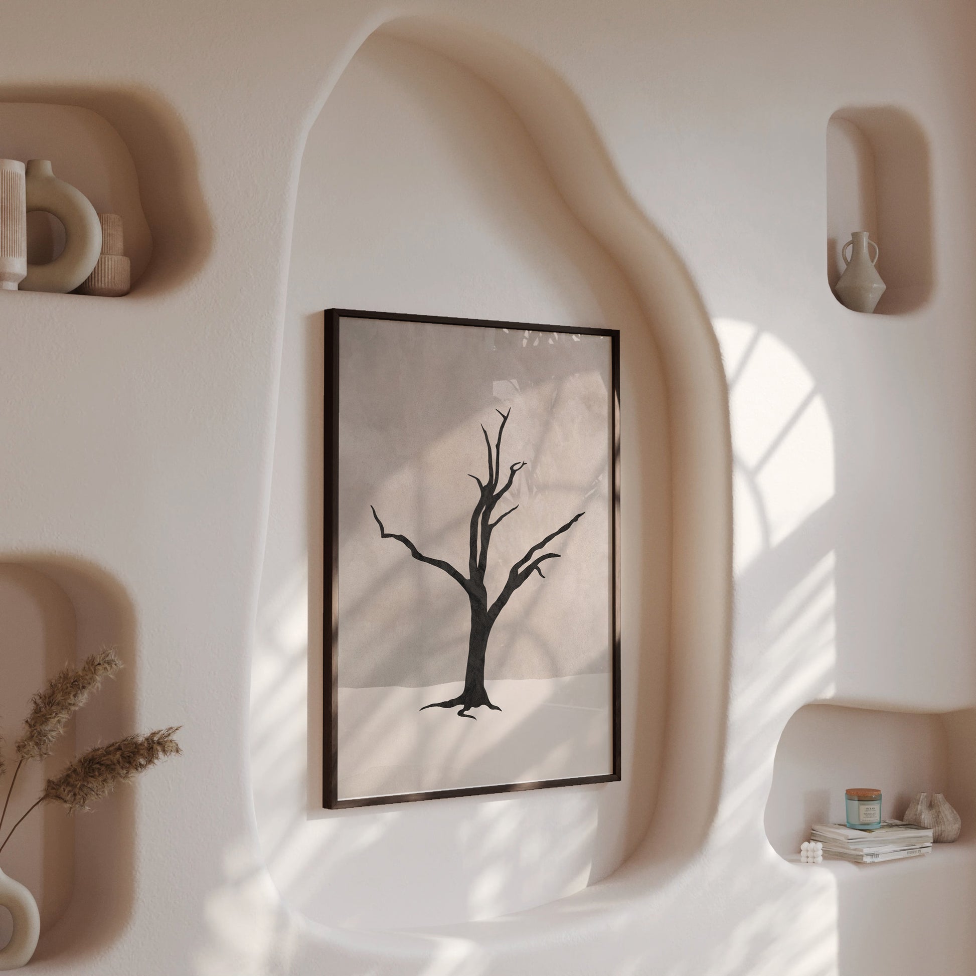 Design Concept No. 13 for Solitary Sentinel Modern Poster Art