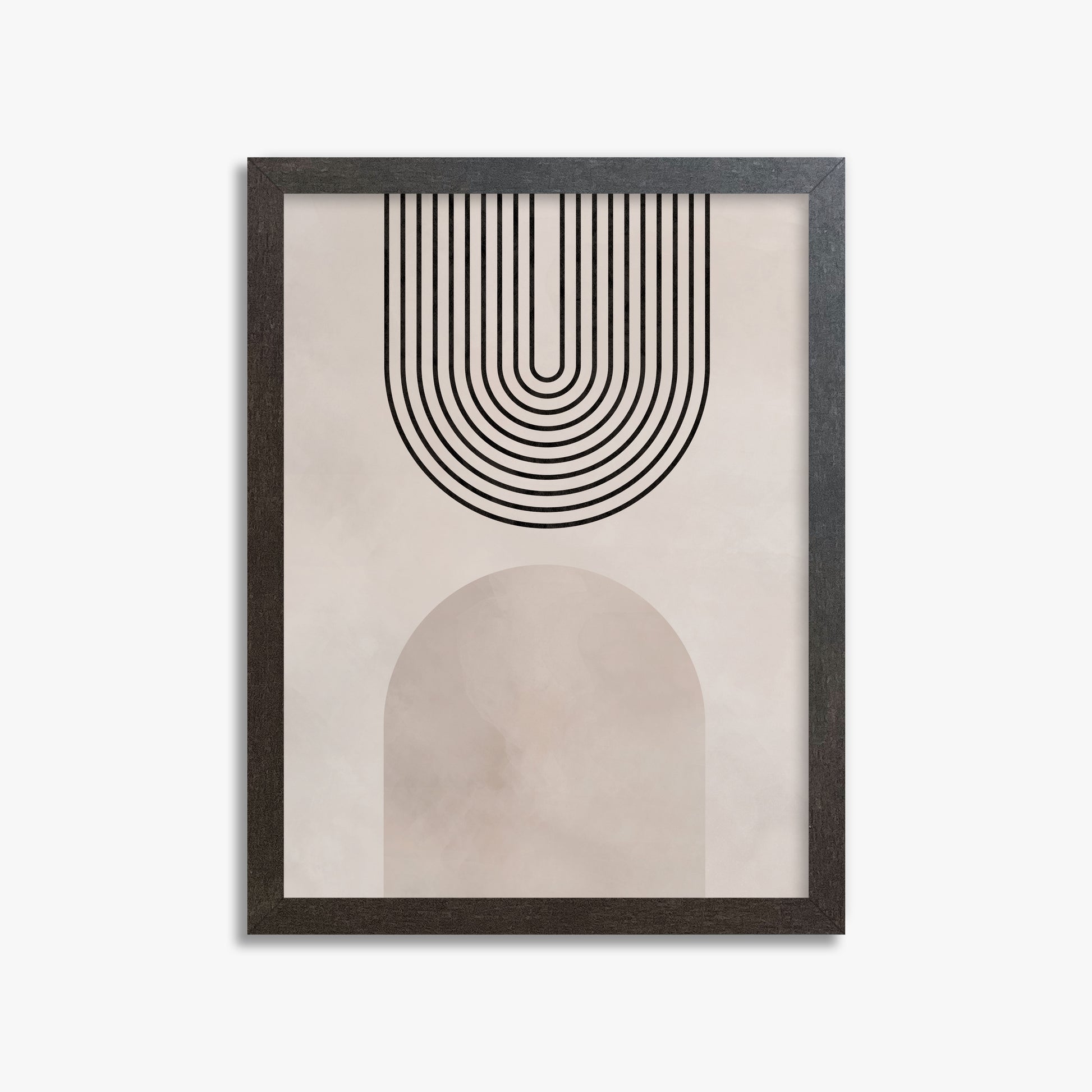 Inverted Arch Harmony, 30x40cm Framed Poster With Espresso Frame