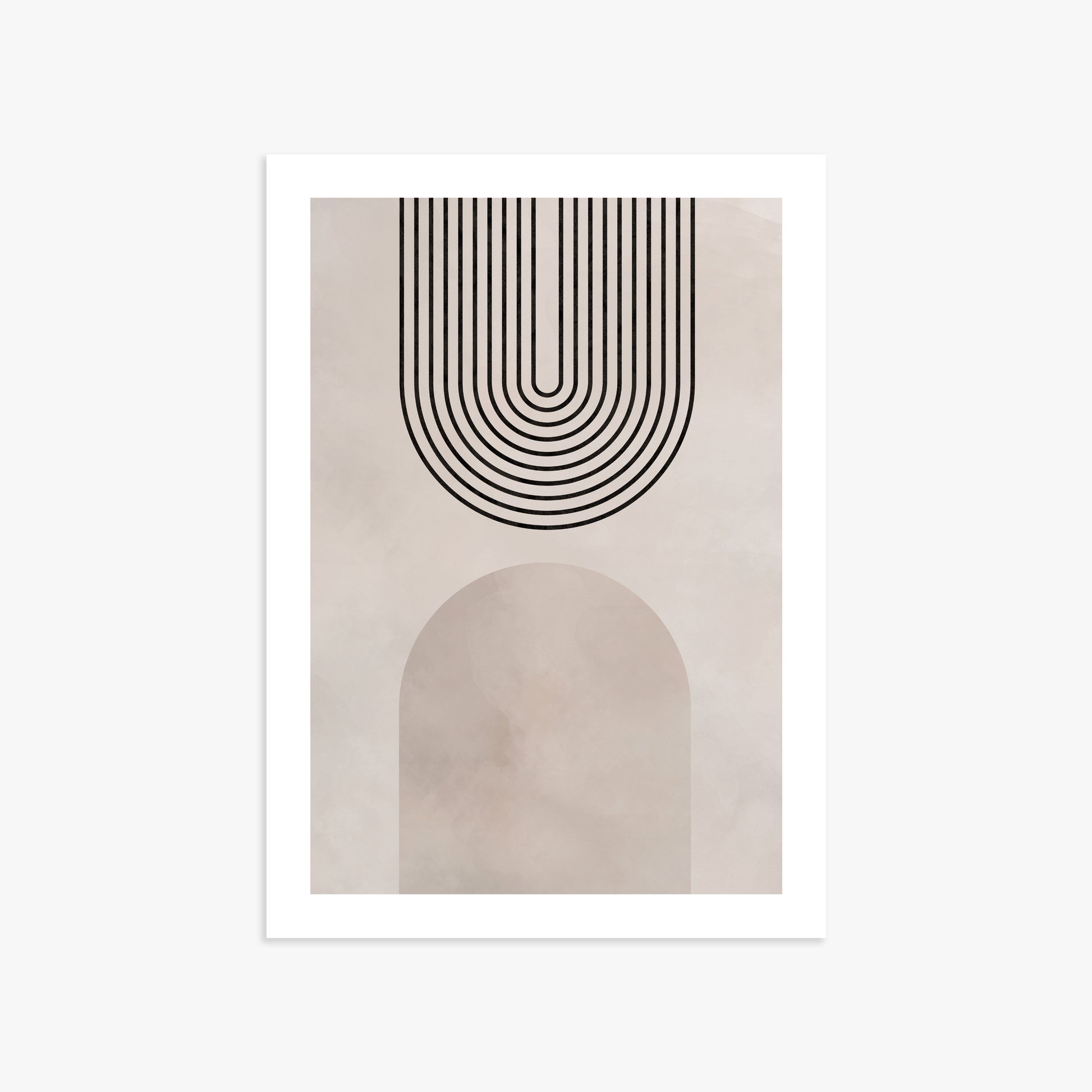 Inverted Arch Harmony, 50x70cm Poster Unframed
