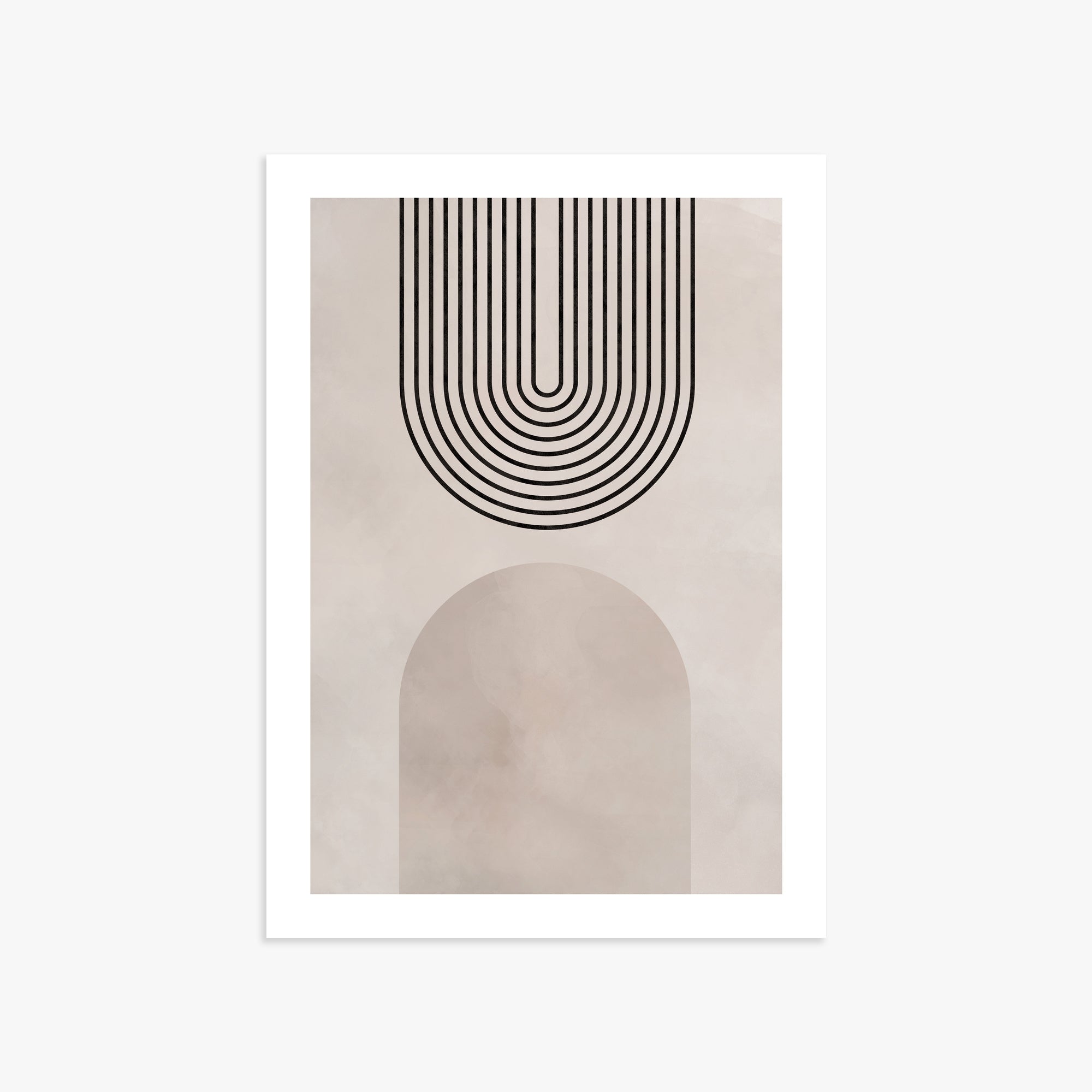 Inverted Arch Harmony, 50x70cm Poster Unframed