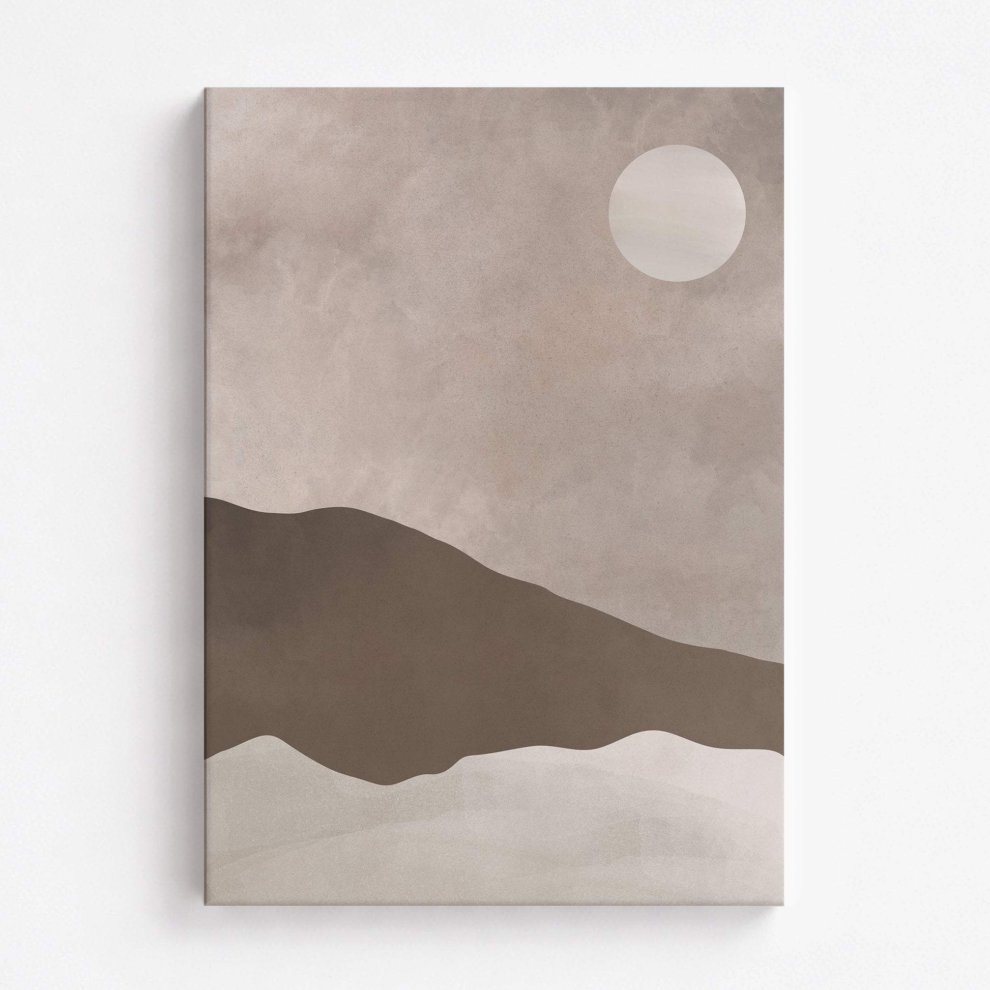 Solar Crest, 70x100cm Satin Canvas Poster