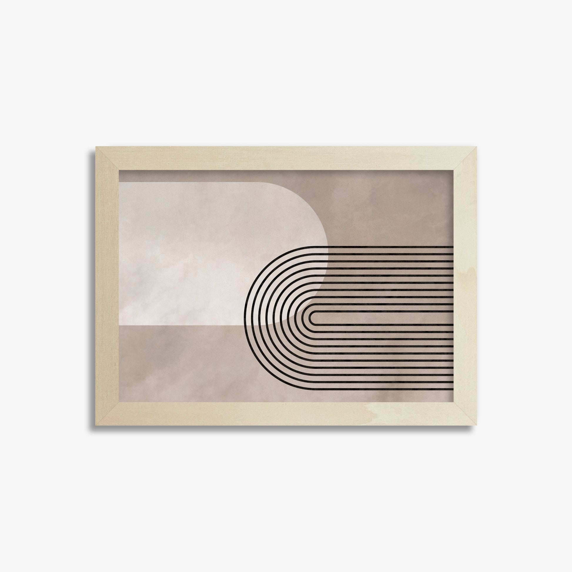 Parallel Journey, 21x30cm Framed Poster With Lime Wood Frame