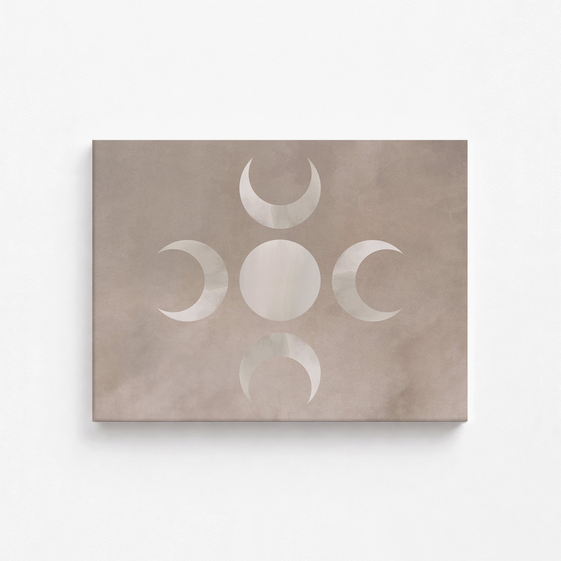 Mystic Moon Phases, 40x30cm Satin Canvas Poster