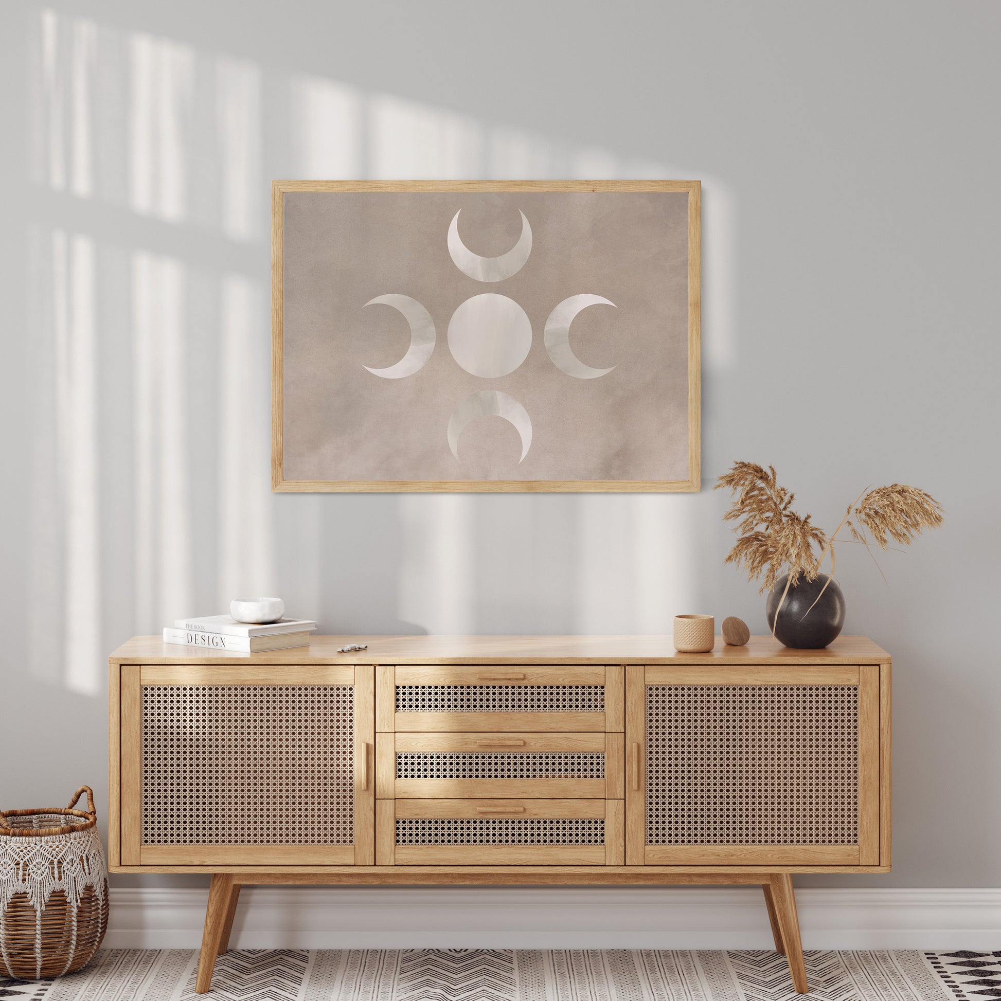 Design Concept No. 10 for Mystic Moon Phases Modern Poster Art