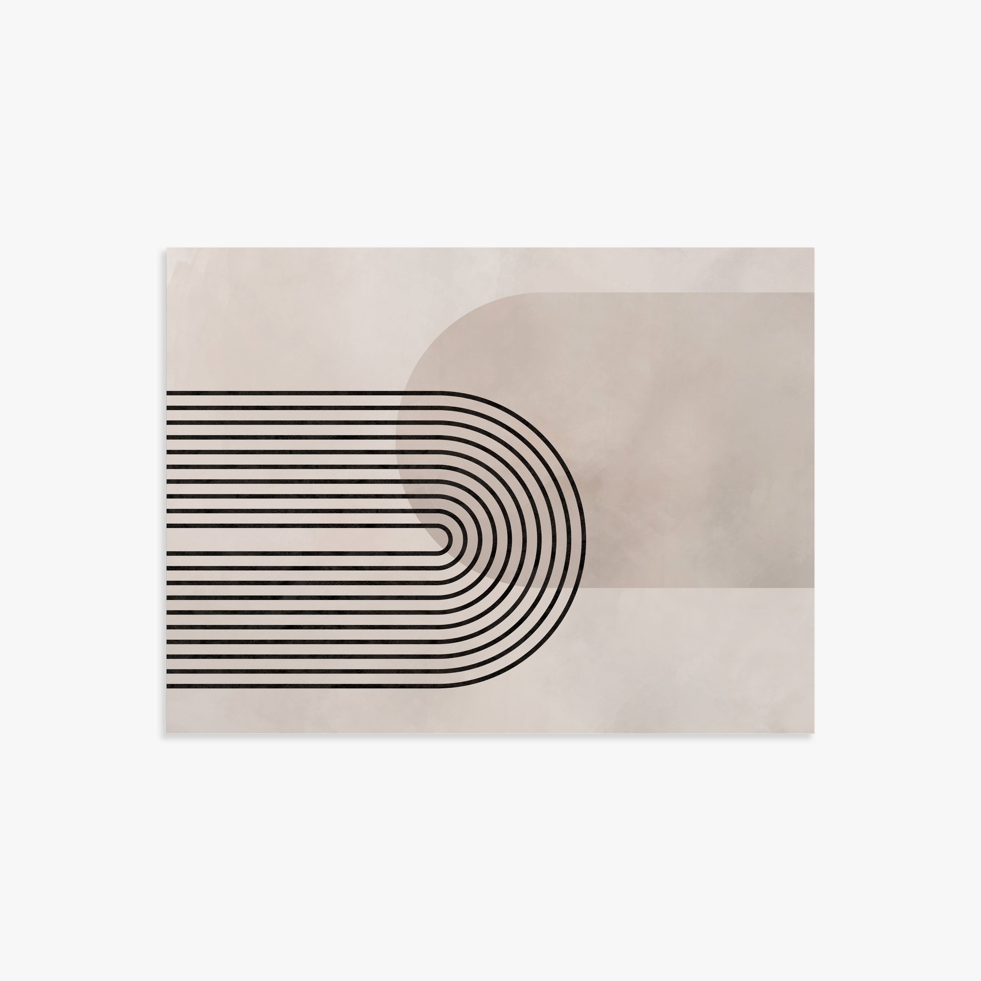 Parallel Over Curve, 30x40cm Poster Unframed