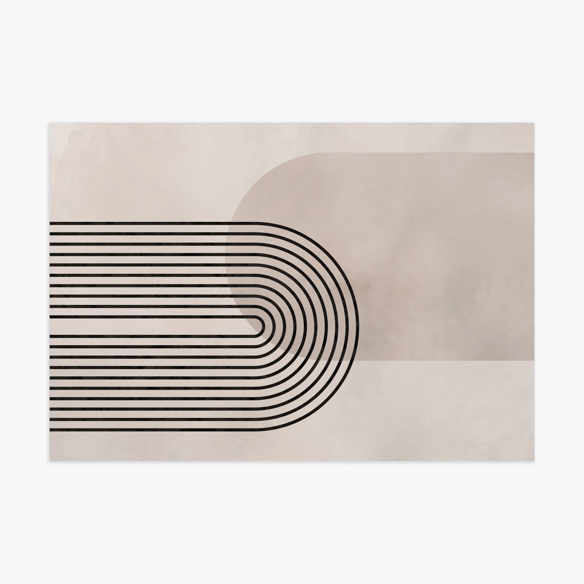 Parallel Over Curve, 70x100cm Poster Unframed