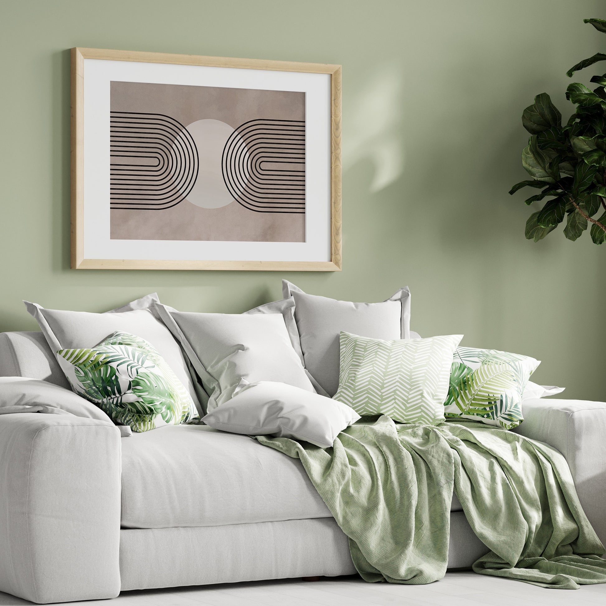 Design Concept No. 31 for Framed Solar Loop Modern Poster Art