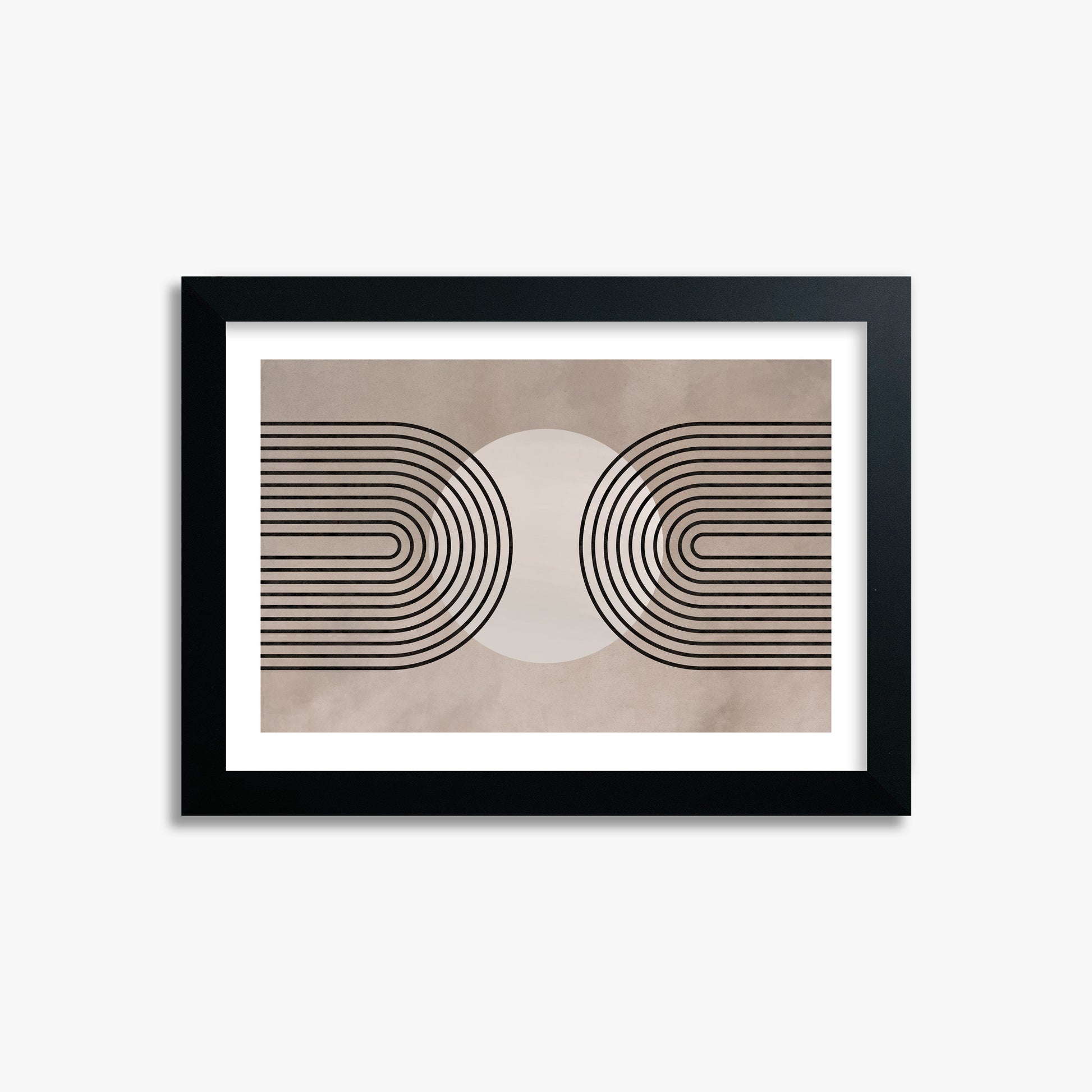 Framed Solar Loop, 21x30cm Black Framed Art Reproduction