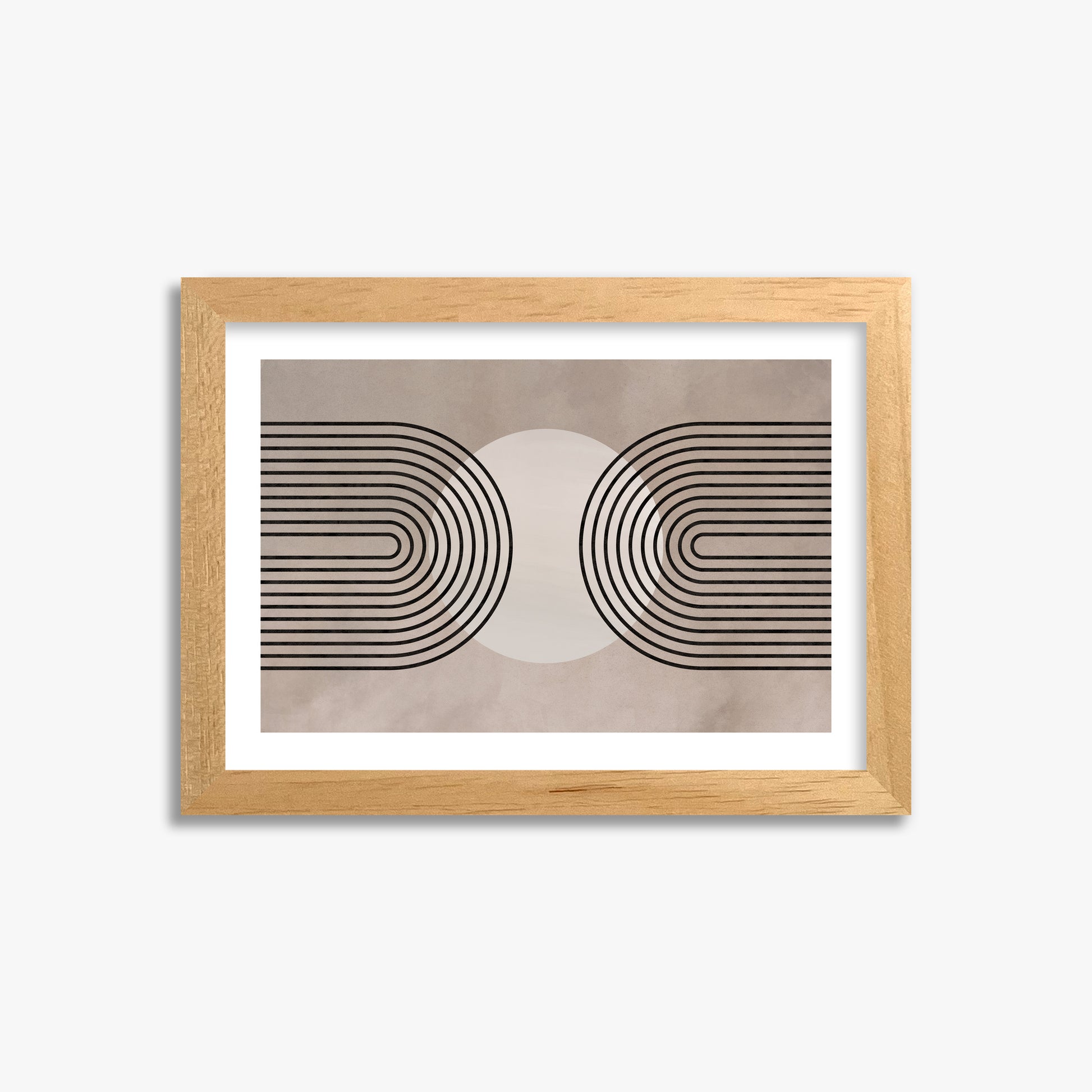 Framed Solar Loop, 21x30cm Oak Framed Art Reproduction