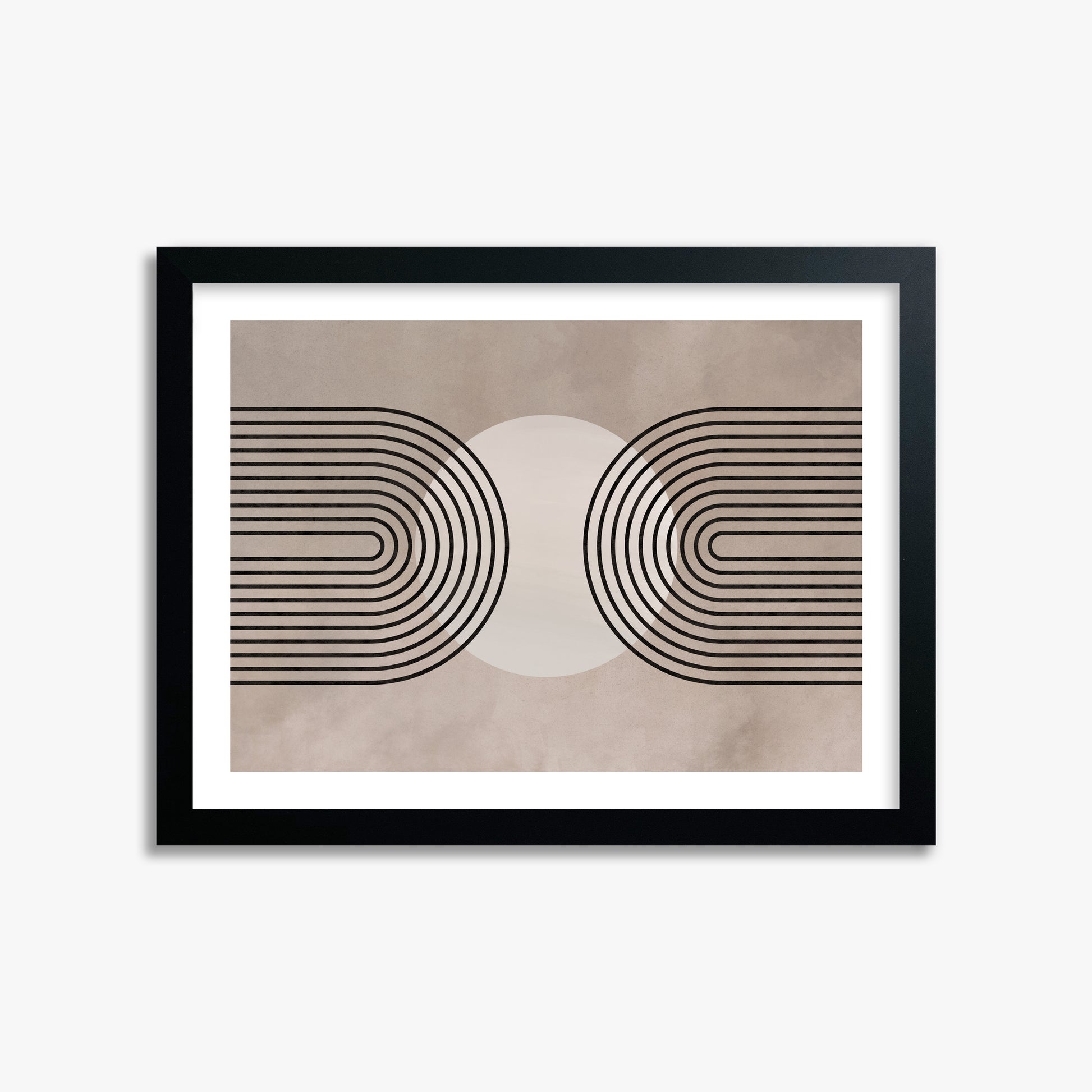Framed Solar Loop, 30x40cm Black Framed Art Reproduction