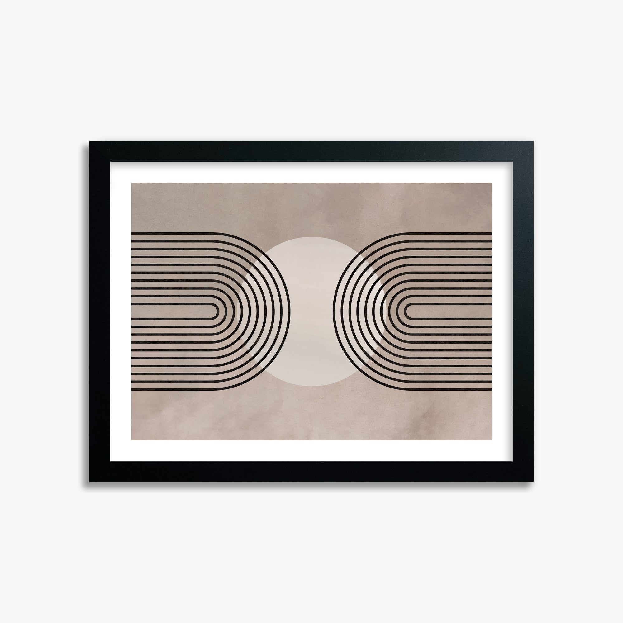 Framed Solar Loop, 30x40cm Black Framed Art Reproduction