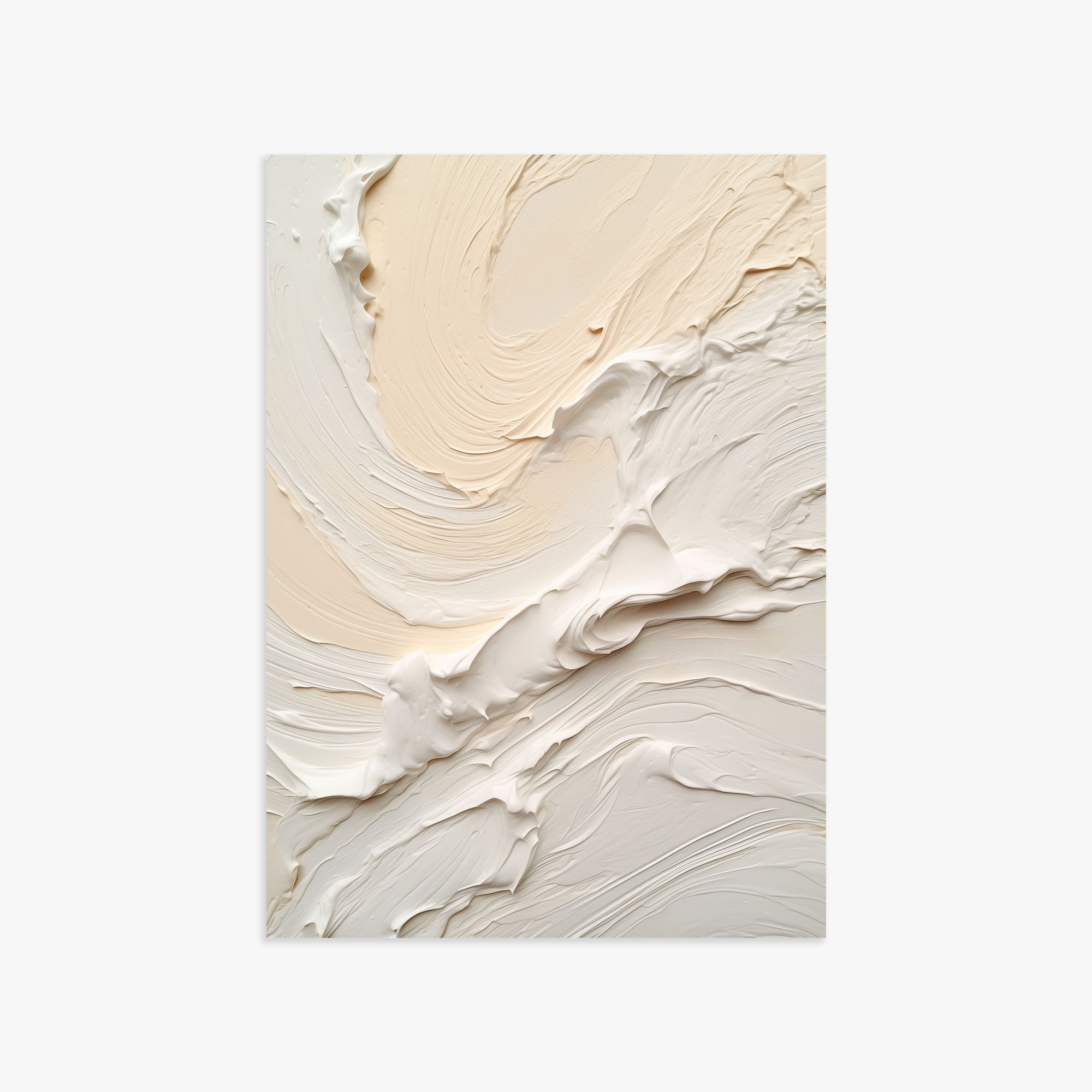 Alabaster Currents, 50x70cm Poster Unframed