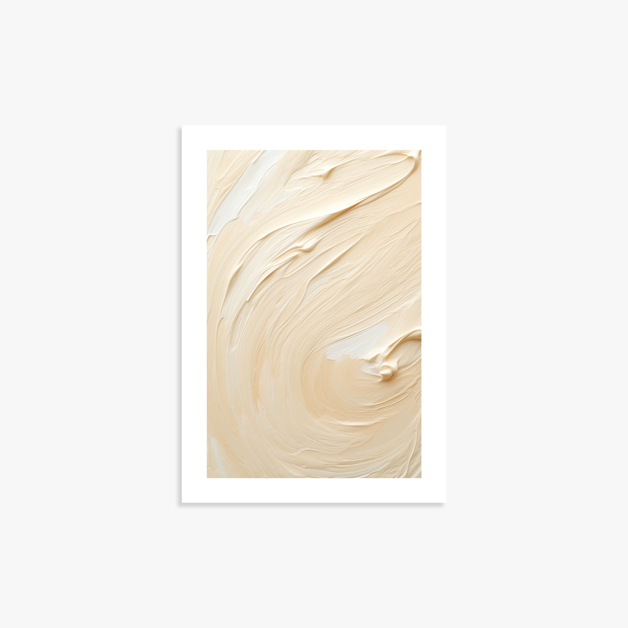 Vanilla Swirl Serenity, 21x30cm Printed Poster