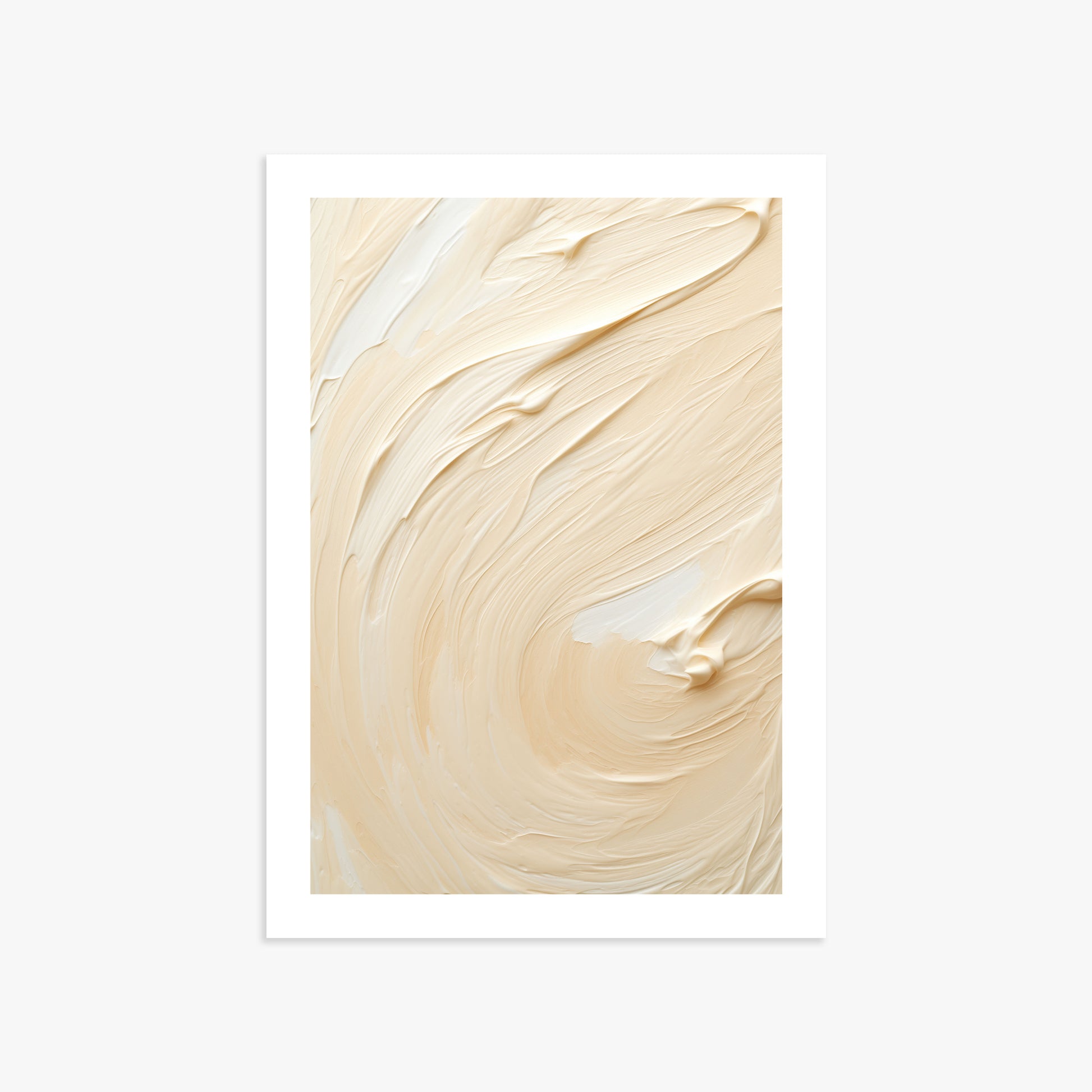 Vanilla Swirl Serenity, 50x70cm Printed Poster