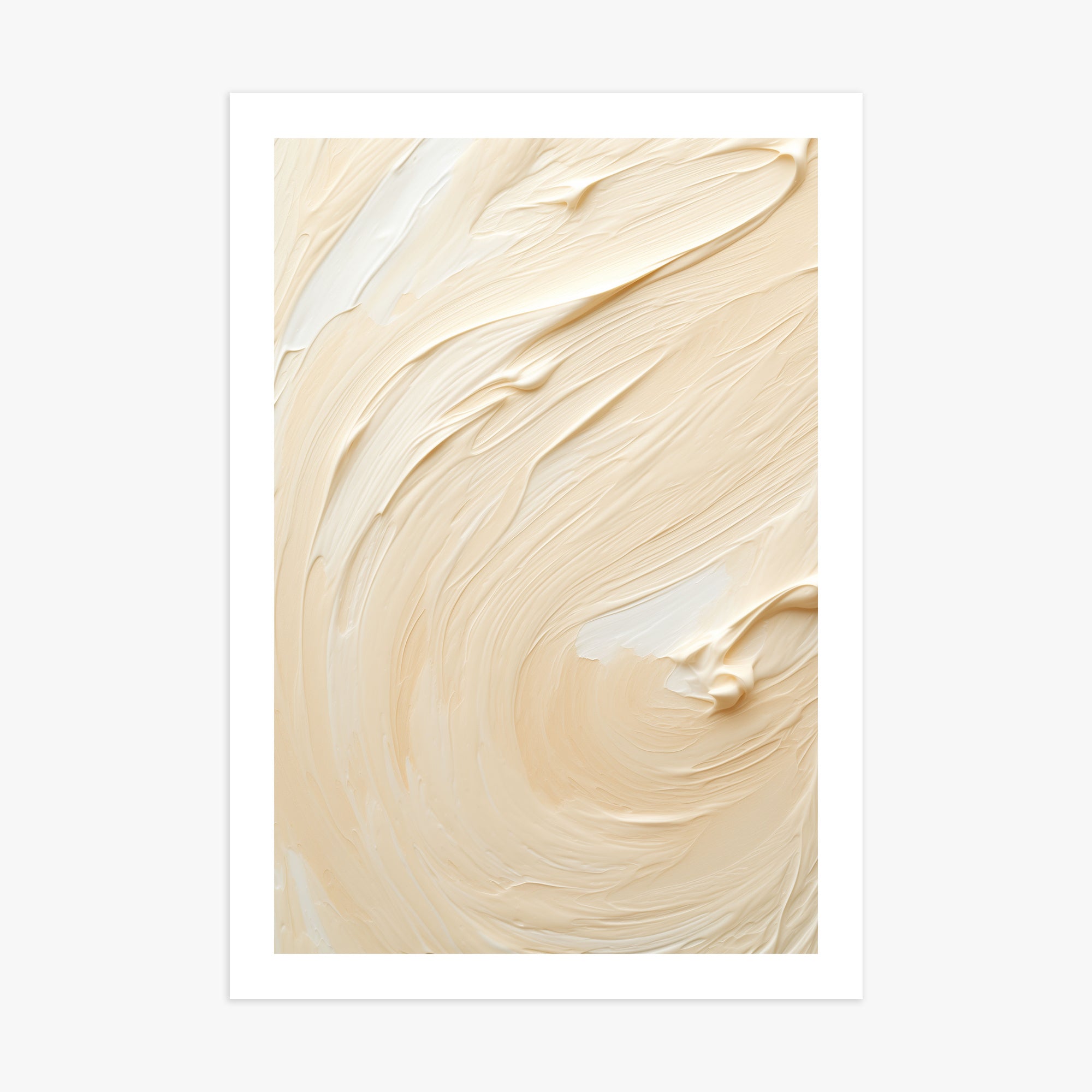 Vanilla Swirl Serenity, 70x100cm Printed Poster