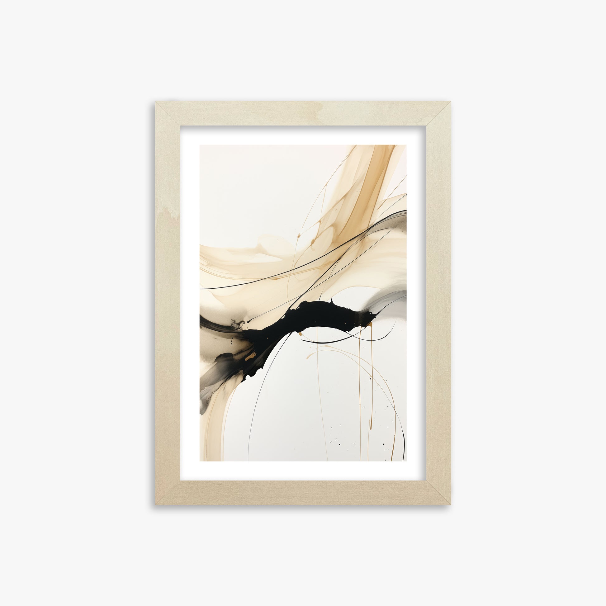 Gilded Blending, 21x30cm Framed Poster With Lime Wood Frame