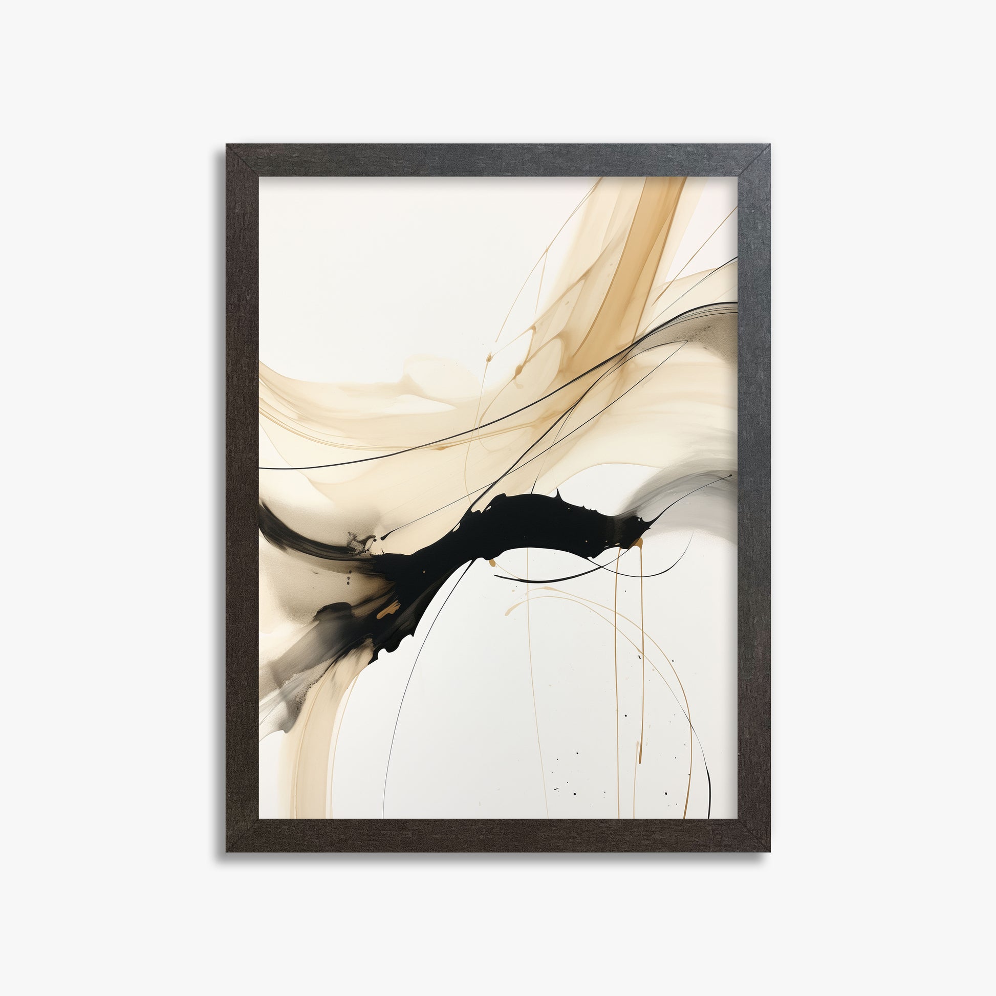 Gilded Blending, 30x40cm Framed Poster With Espresso Frame
