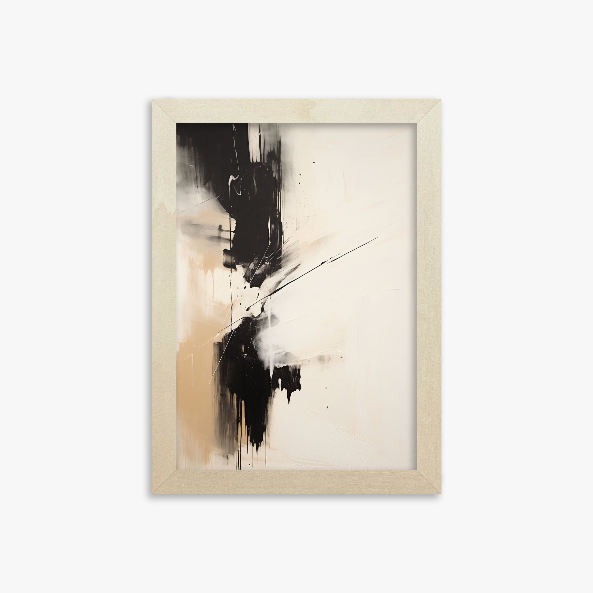 Duality Strike, 21x30cm Framed Poster With Lime Wood Frame