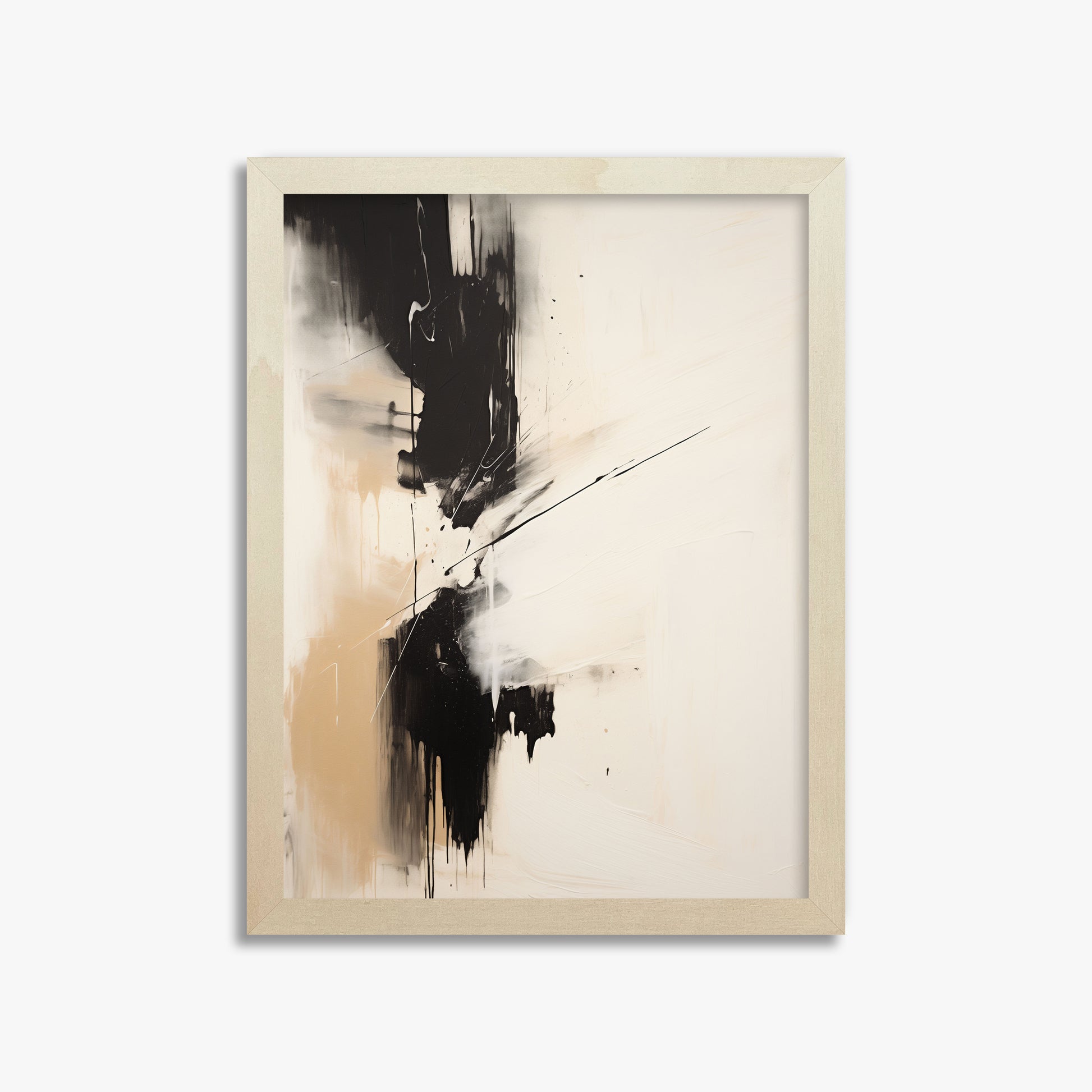 Duality Strike, 30x40cm Framed Poster With Lime Wood Frame