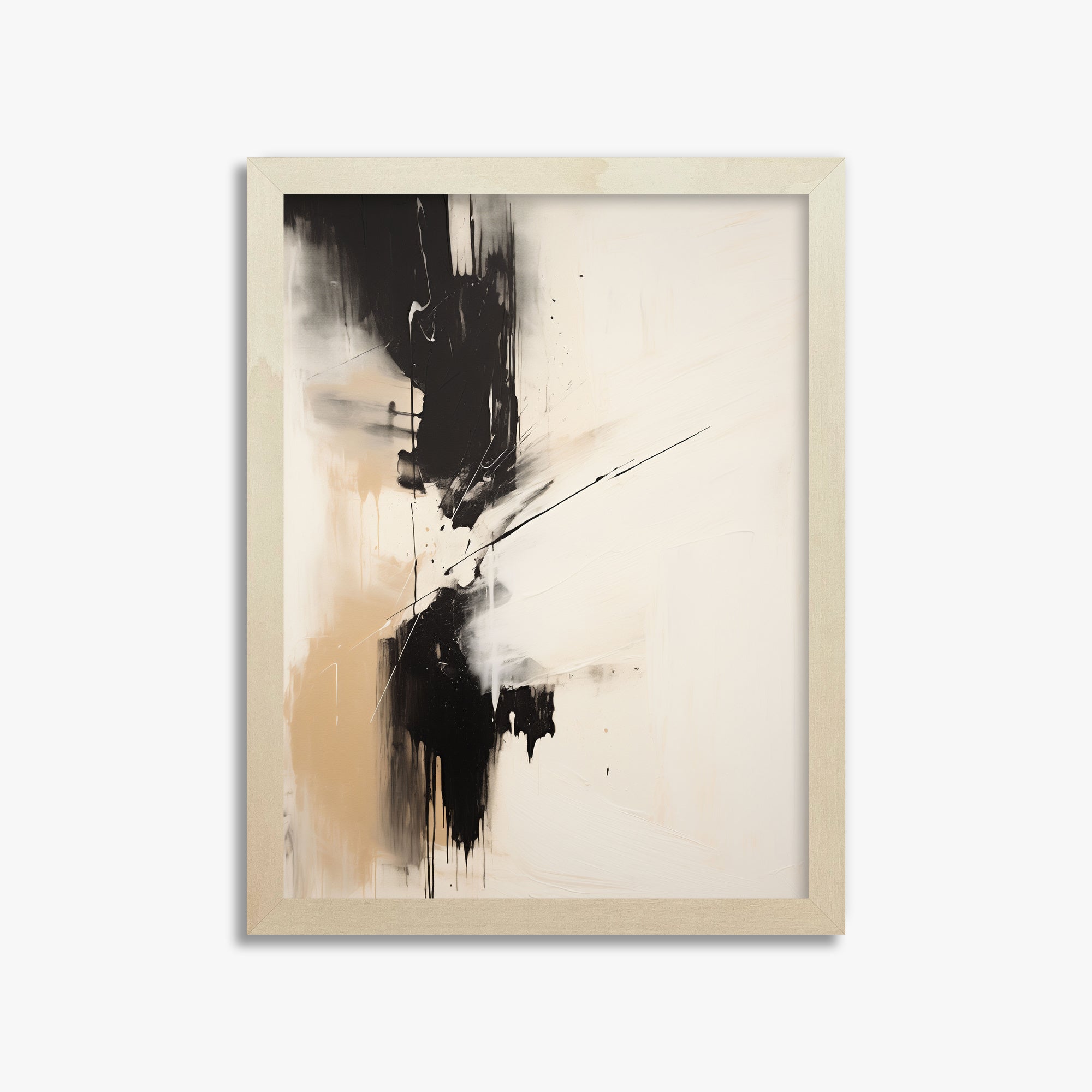 Duality Strike, 30x40cm Framed Poster With Lime Wood Frame