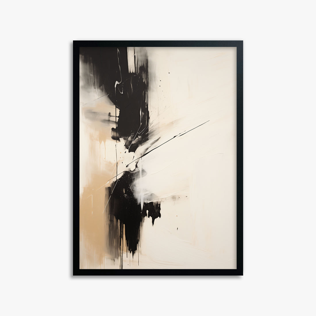 Duality Strike, 50x70cm Framed Poster With Black Frame