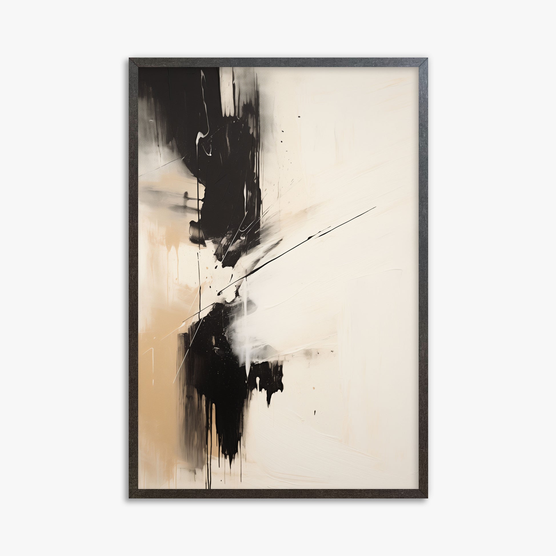 Duality Strike, 61x91cm Framed Poster With Espresso Frame