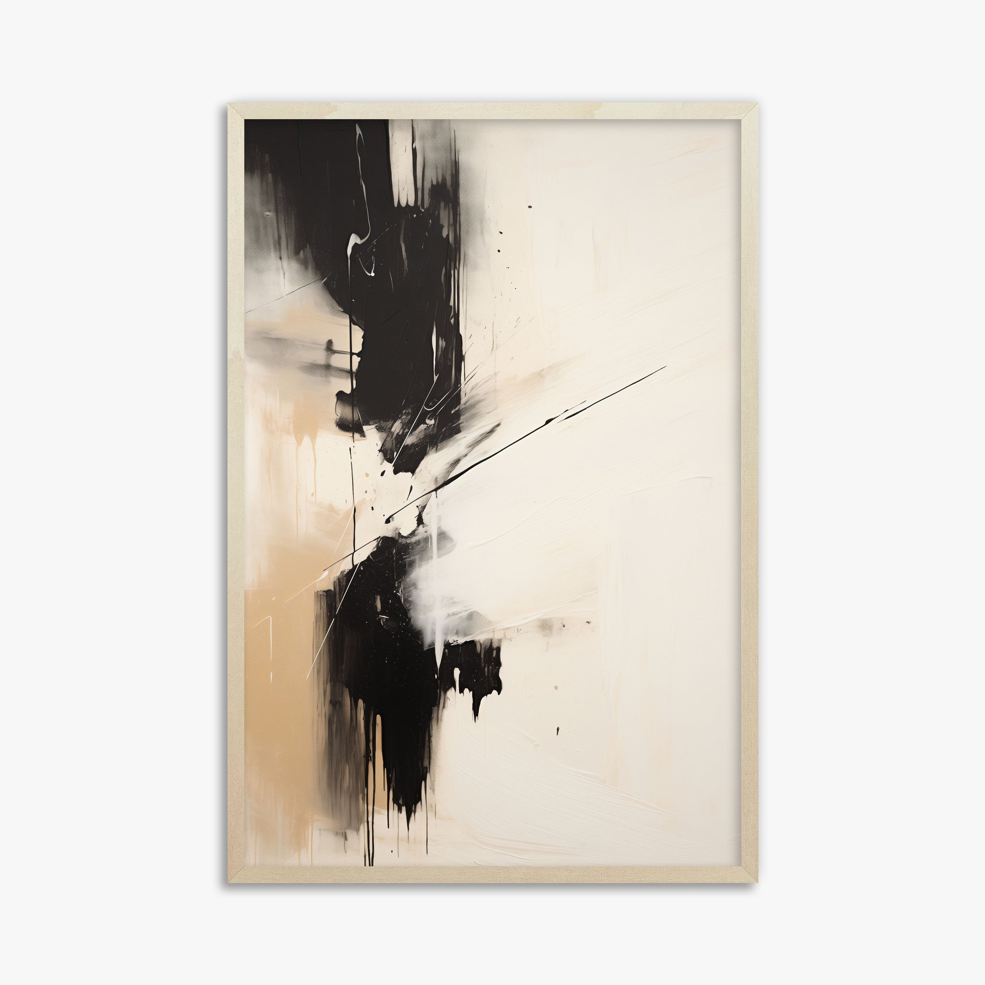 Duality Strike, 61x91cm Framed Poster With Lime Wood Frame