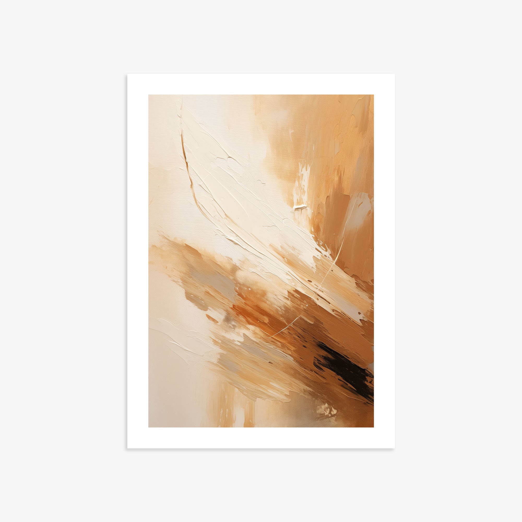 Desert Wind Abstract, 50x70cm Poster Unframed