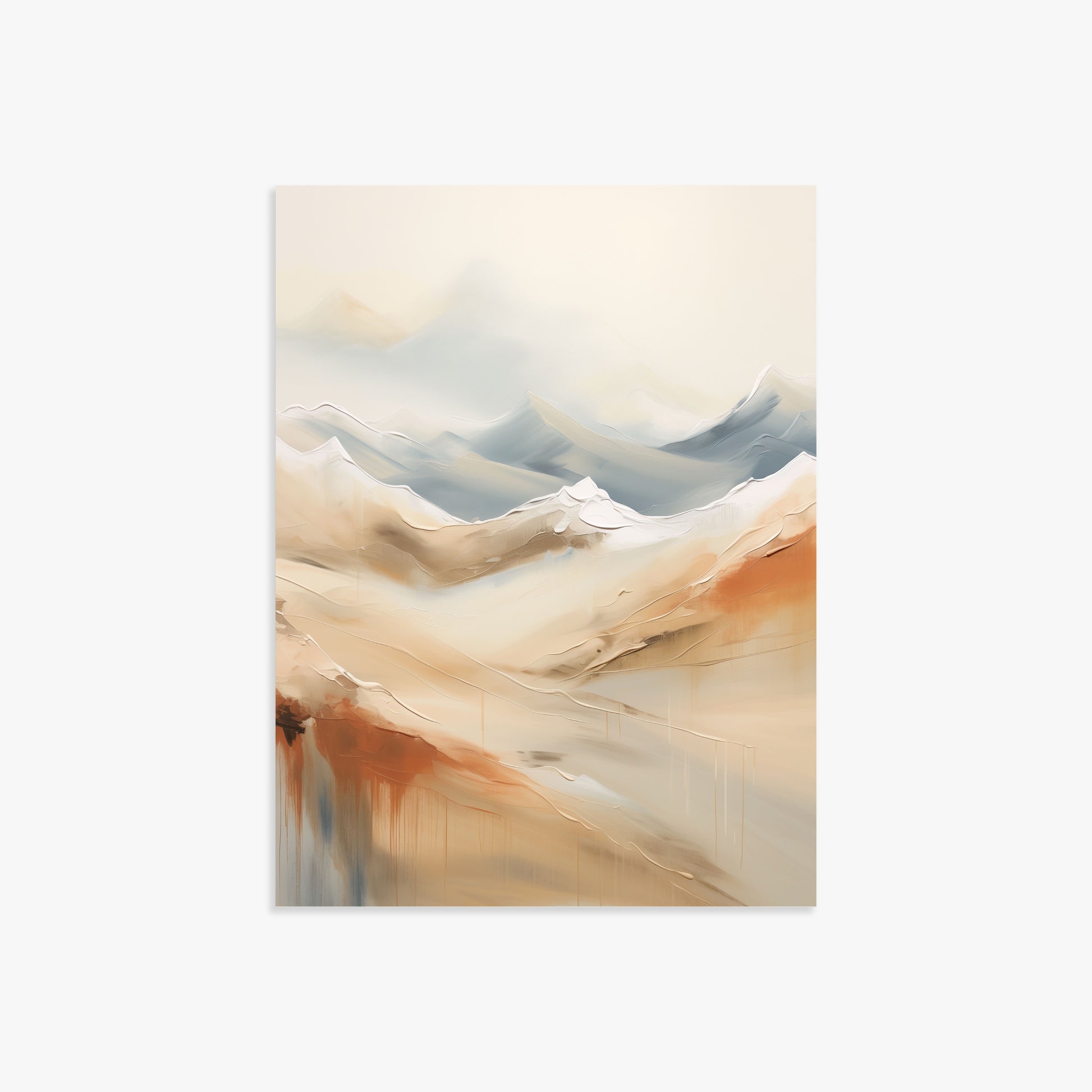 Serene Summit Haze, 30x40cm Poster Unframed
