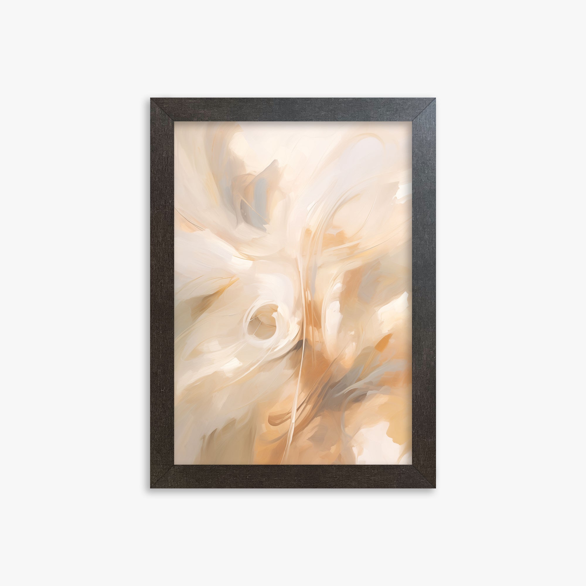 Whispering Currents, 21x30cm Framed Poster With Espresso Frame