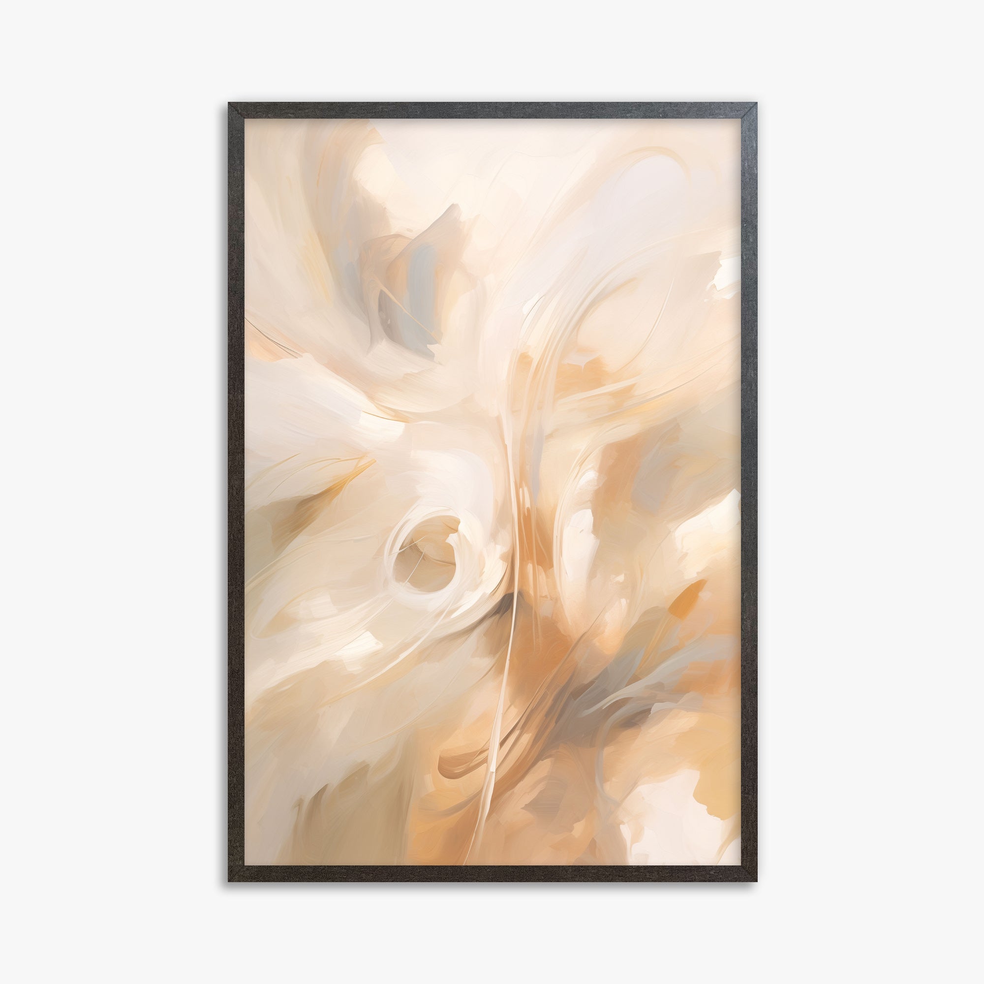 Whispering Currents, 61x91cm Framed Poster With Espresso Frame