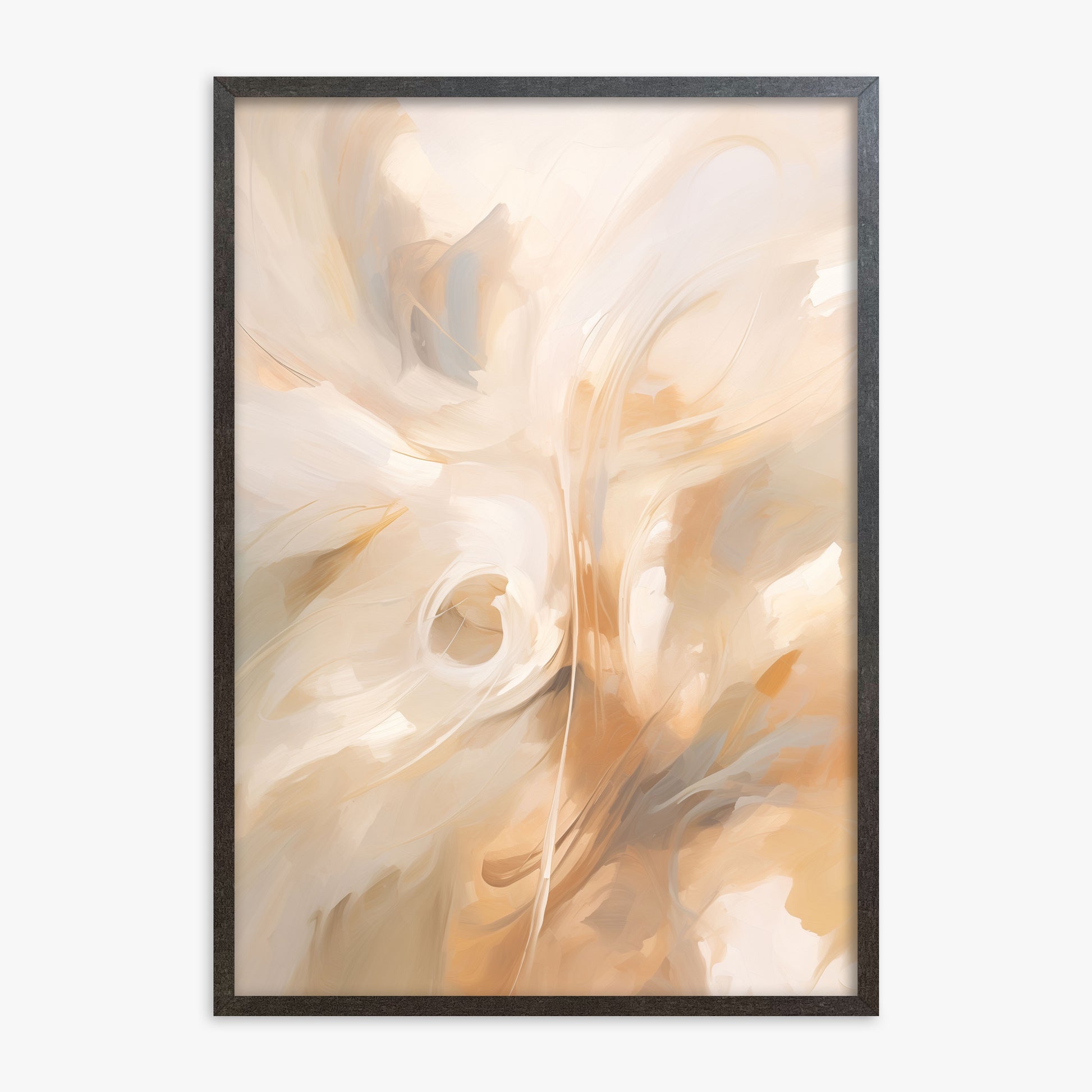 Whispering Currents, 70x100cm Framed Poster With Espresso Frame