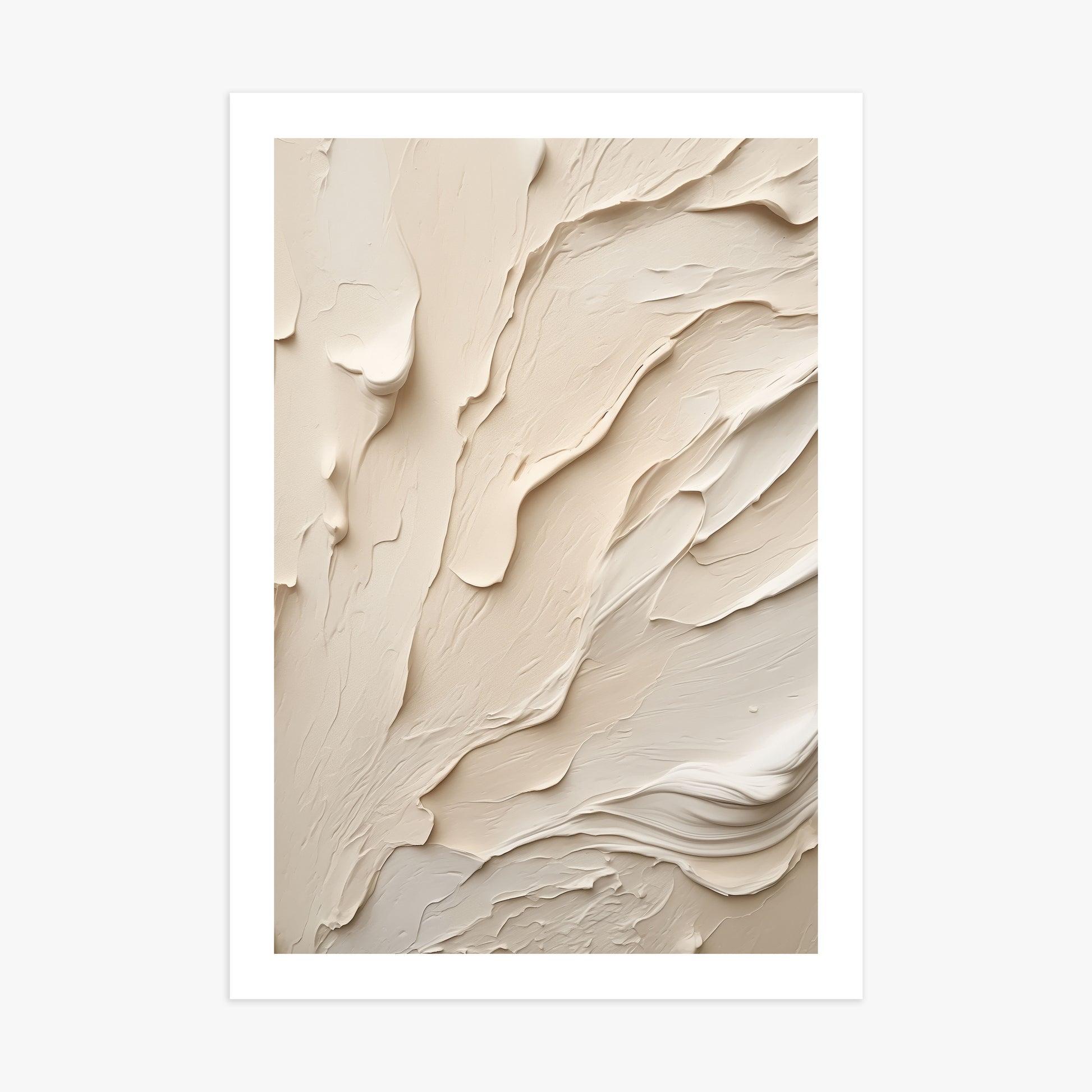 Creamy Cascade, 70x100cm Printed Poster