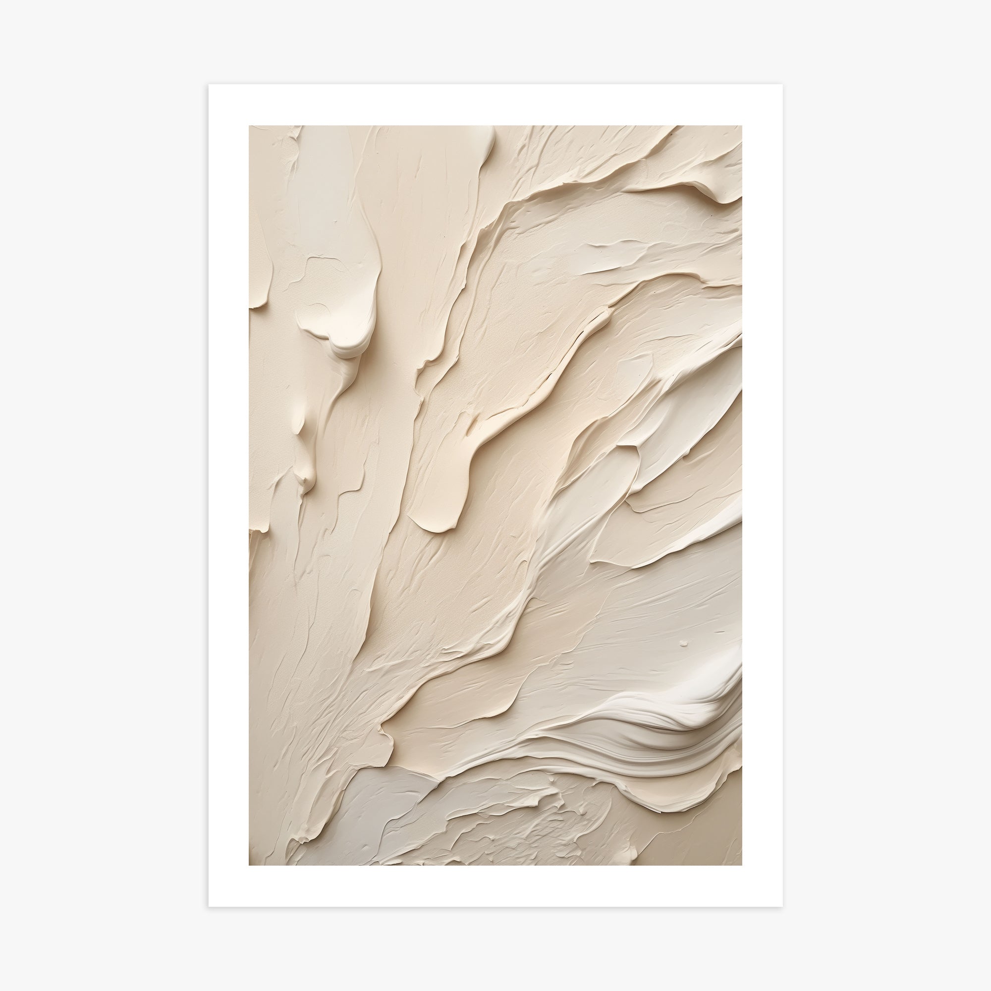 Creamy Cascade, 70x100cm Printed Poster