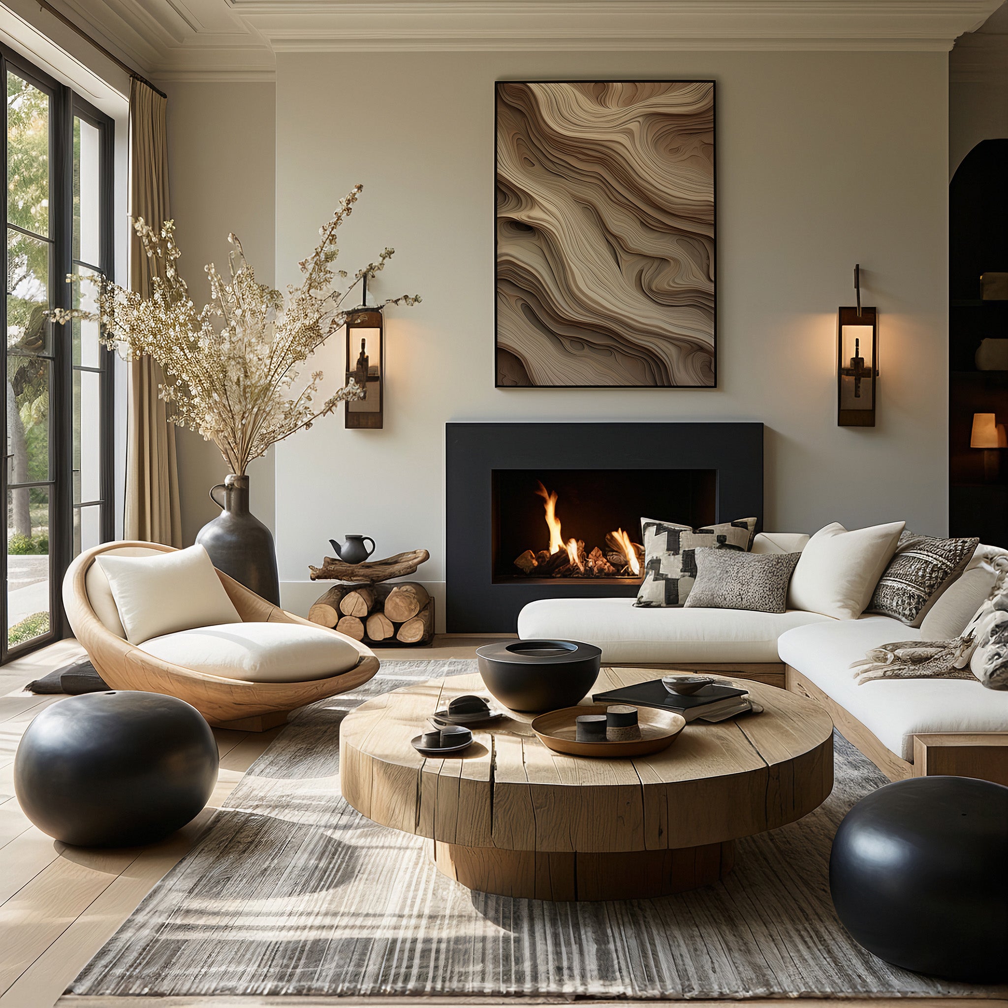 Design Concept No. 39 for Whispers of Sandstone Modern Poster Art